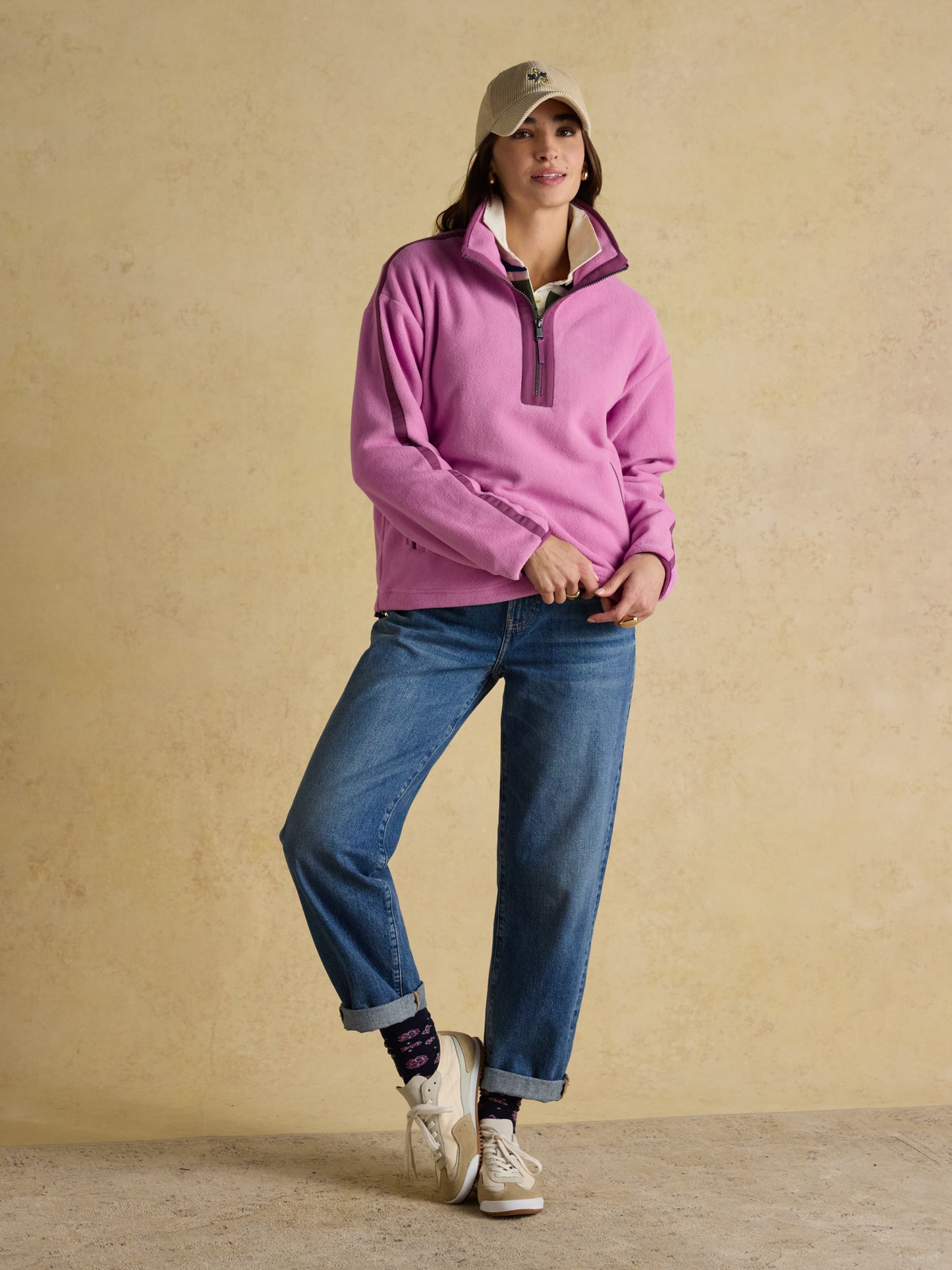 Joules Orla Quarter Zip Fleece