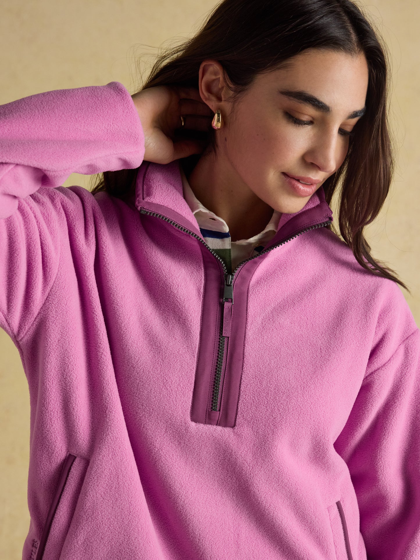 Joules Orla Quarter Zip Fleece