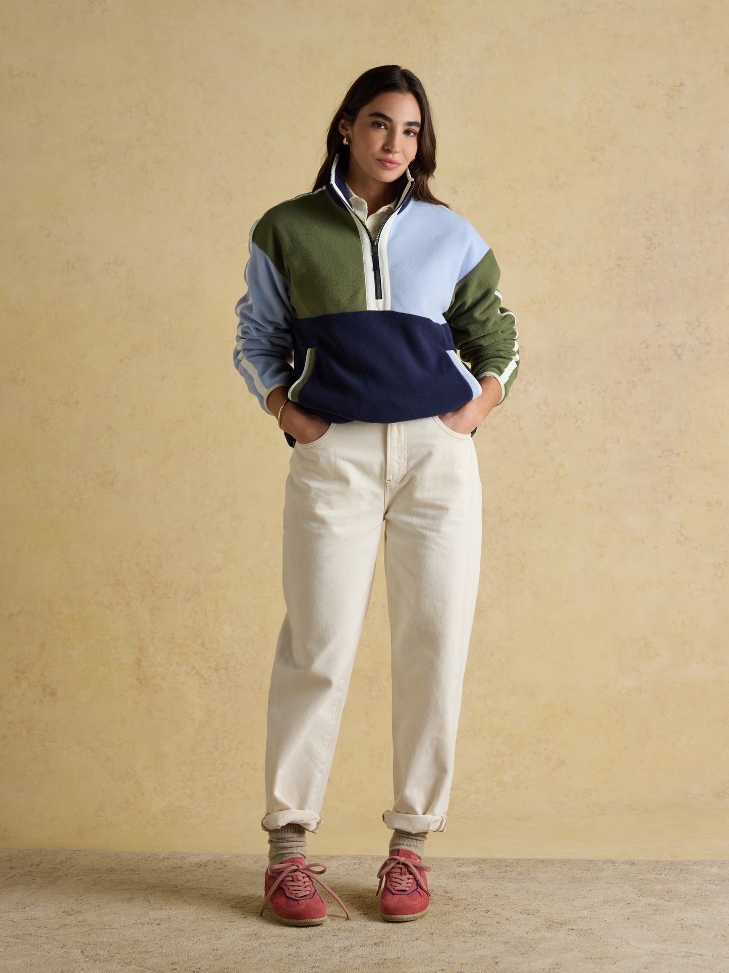 Joules Orla Quarter Zip Fleece