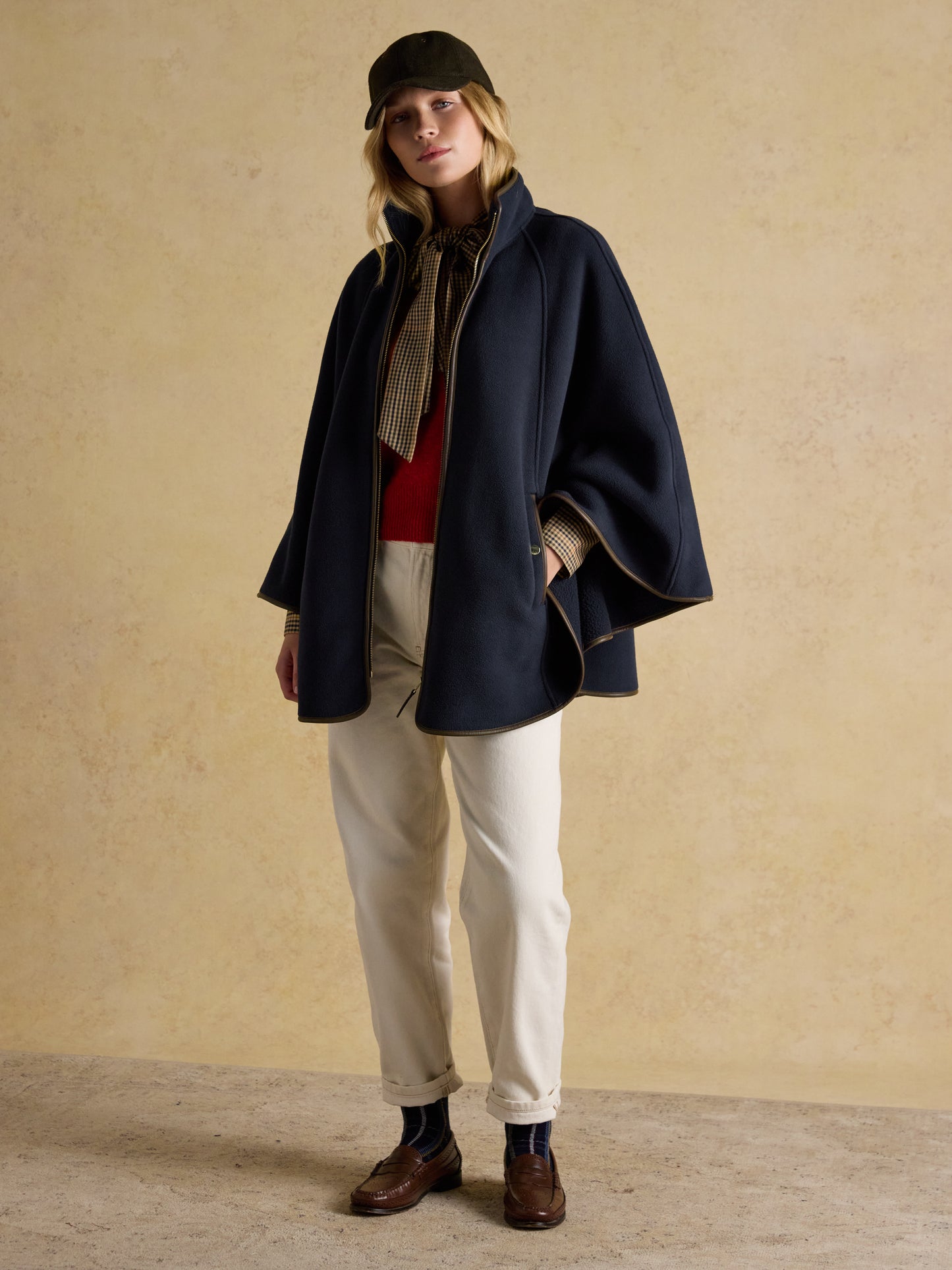 Joules Heritage Longline Polar Fleece Cape