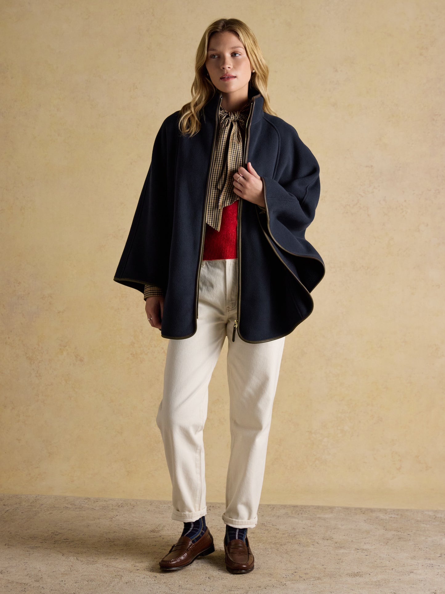 Joules Heritage Longline Polar Fleece Cape