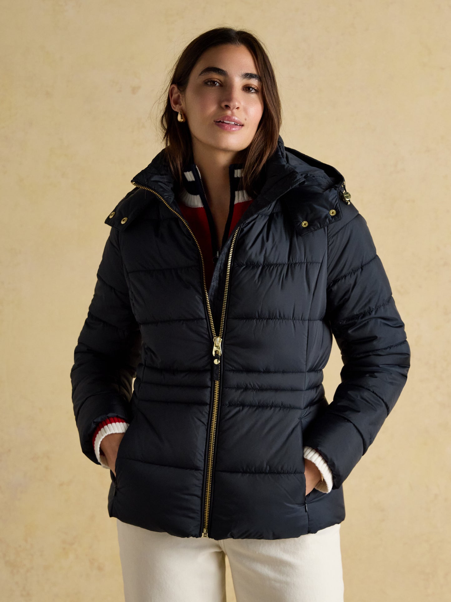 Joules Hadlow Showerproof Padded Coat with Hood