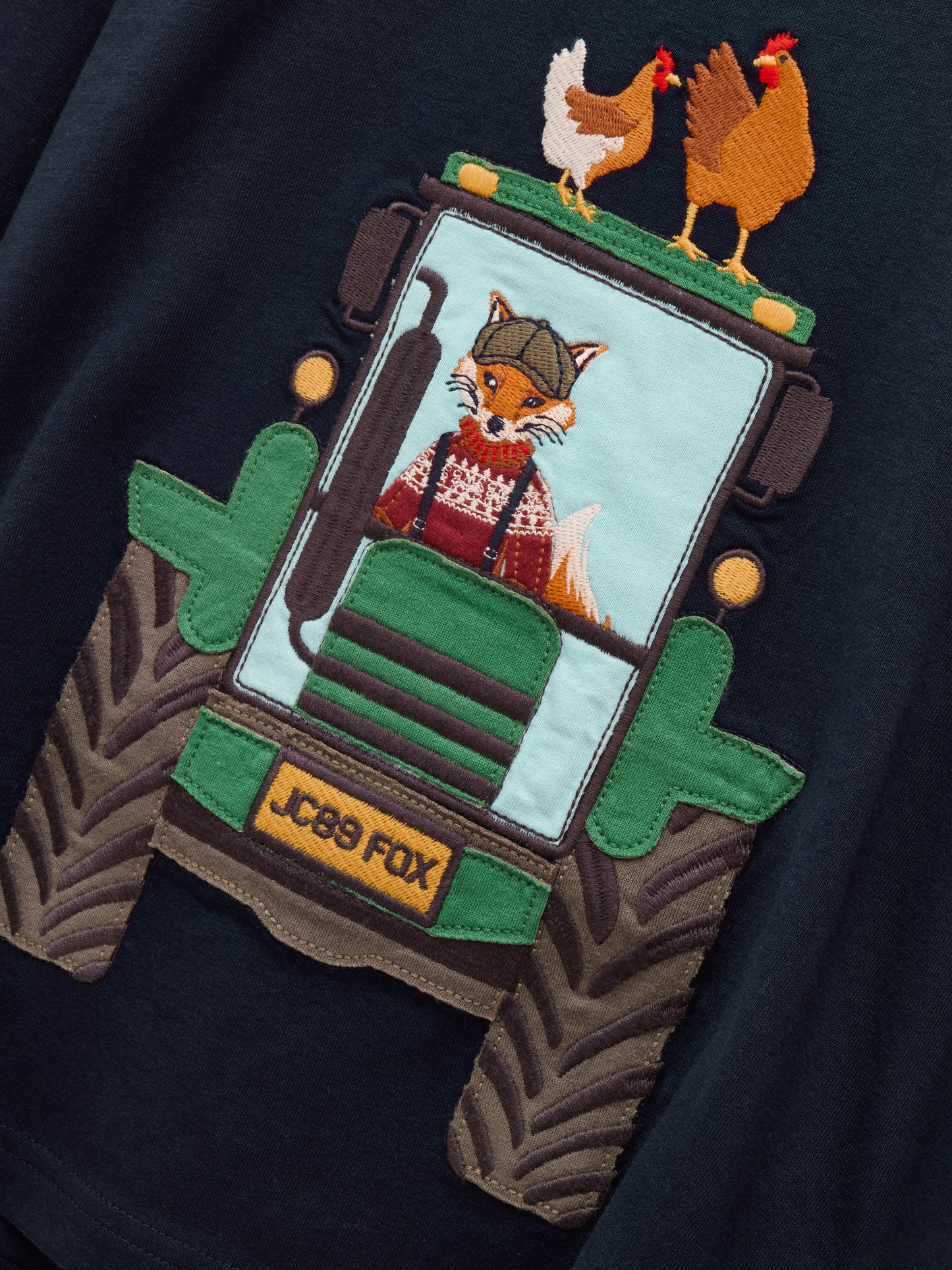 Joules Jack Applique Long Sleeve Top