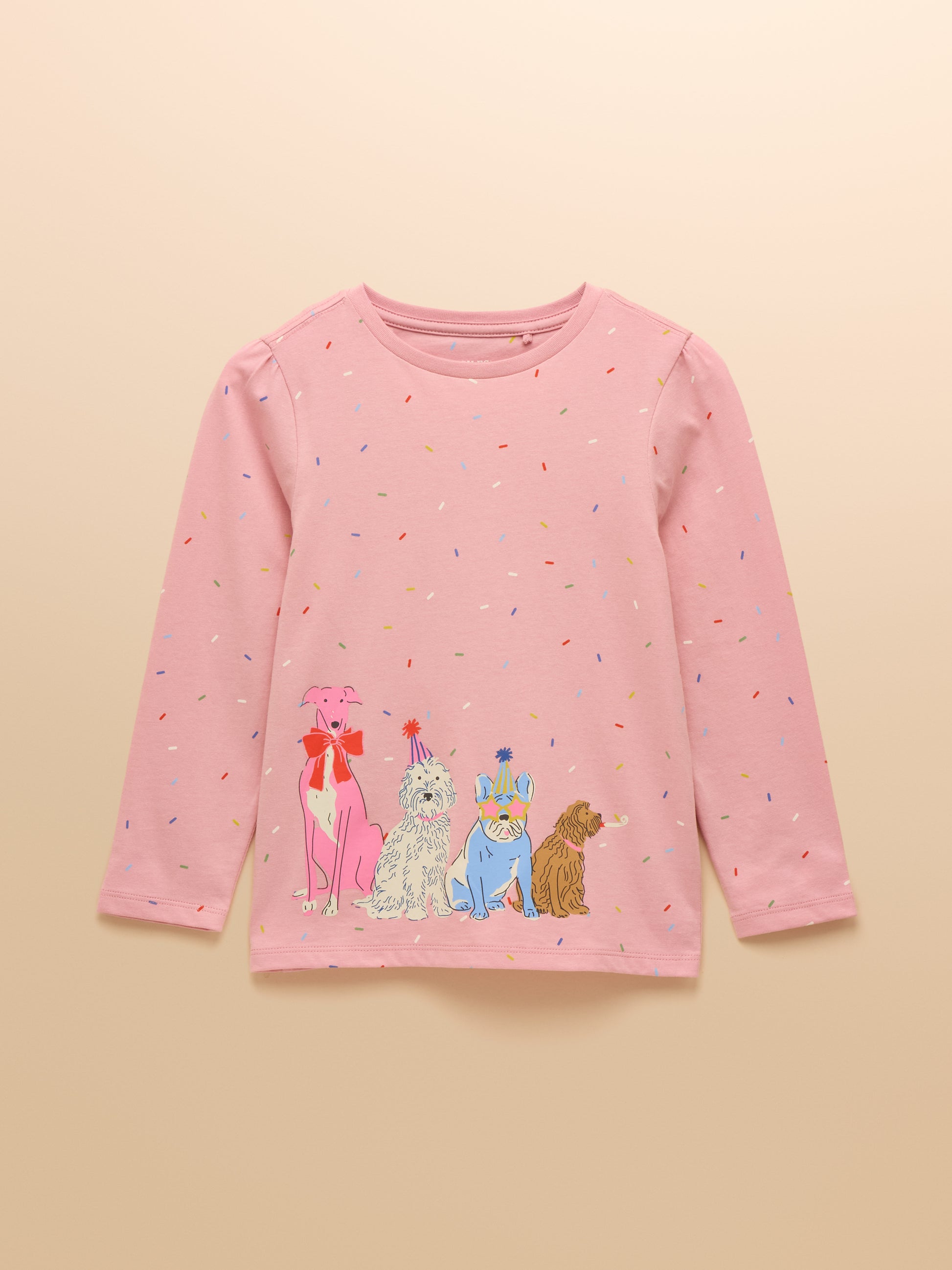 Joules Girls Ava Screeprint Long Sleeve Top