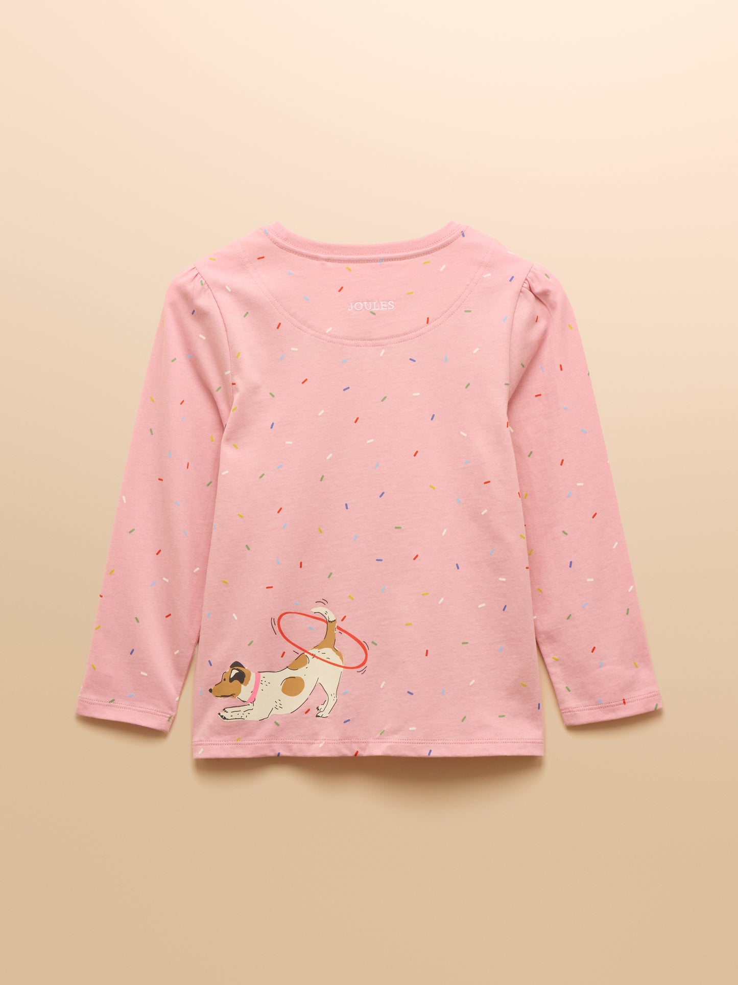 Joules Girls Ava Screeprint Long Sleeve Top