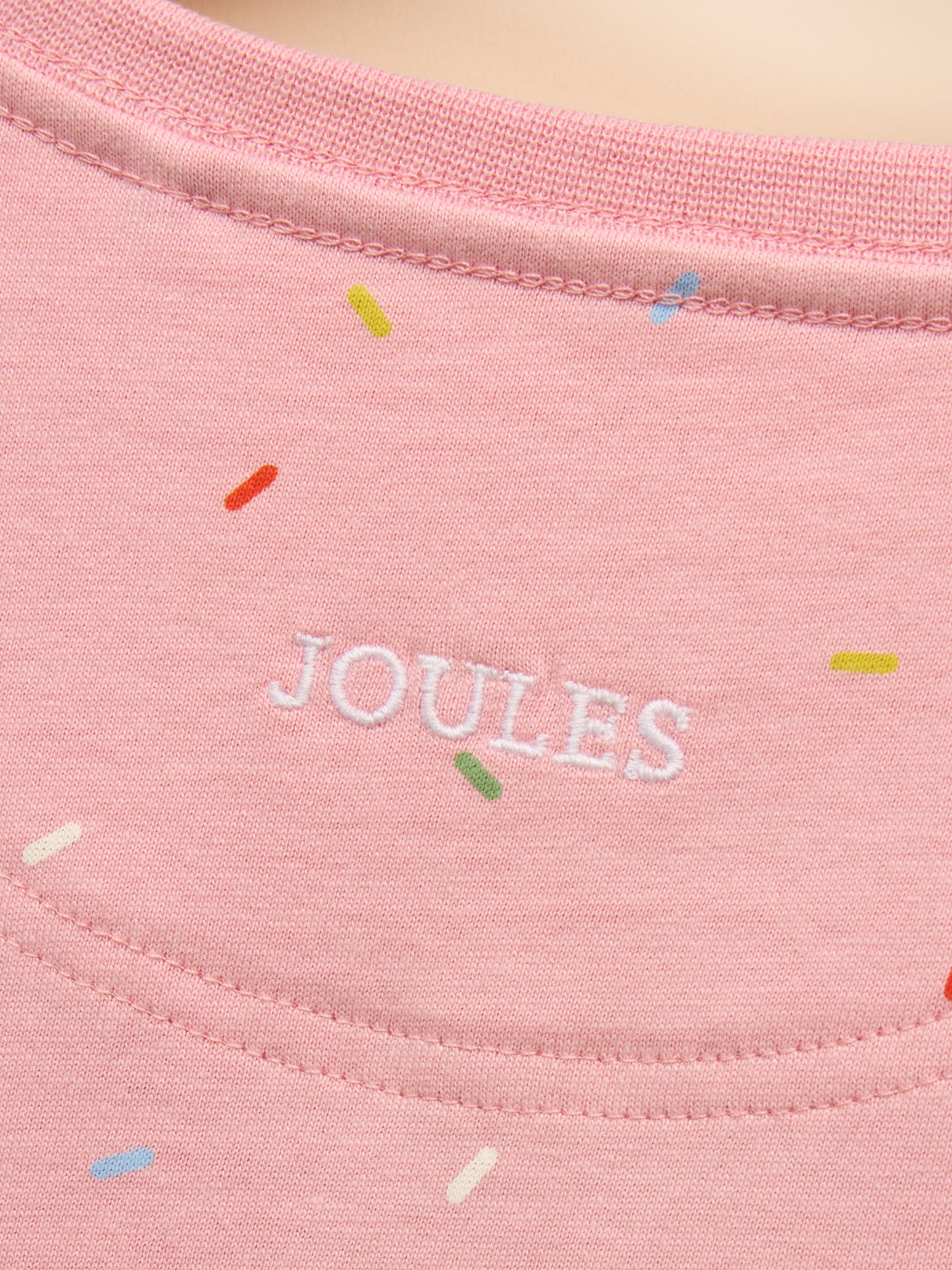 Joules Girls Ava Screeprint Long Sleeve Top