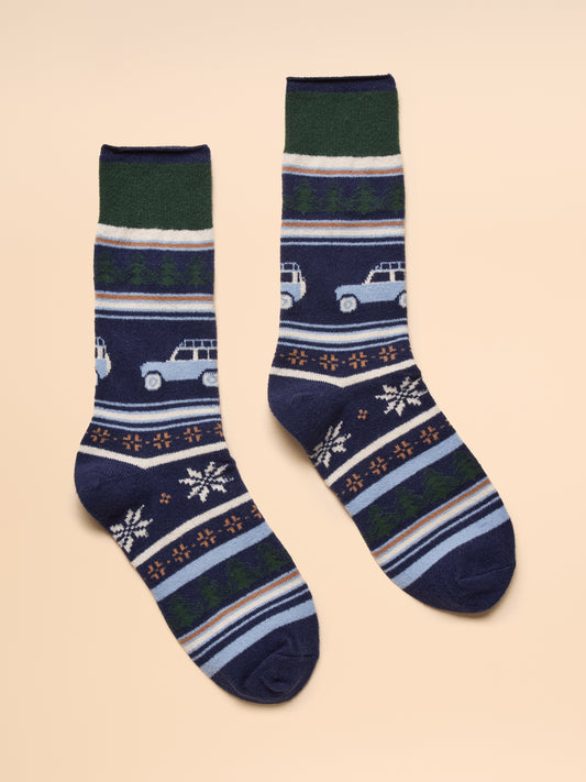 Joules Weston Fairisle Sock