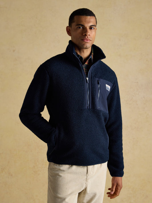 Joules Ashford Borg Quarter Zip Fleece