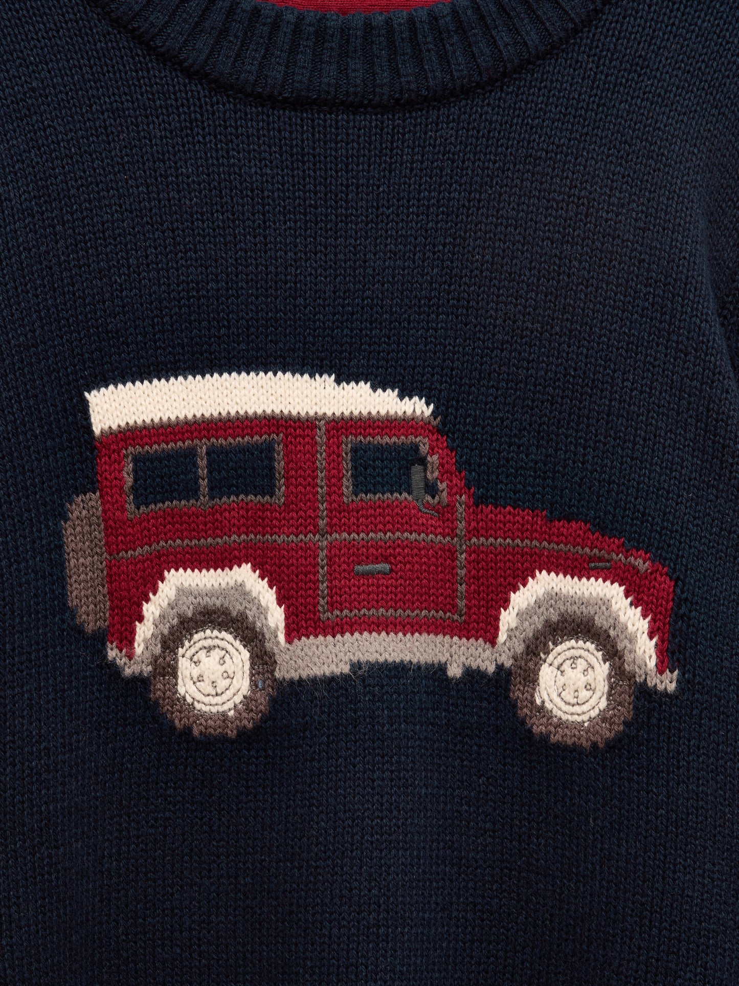 Joules Boys Cracking Intarsia Knit Jumper