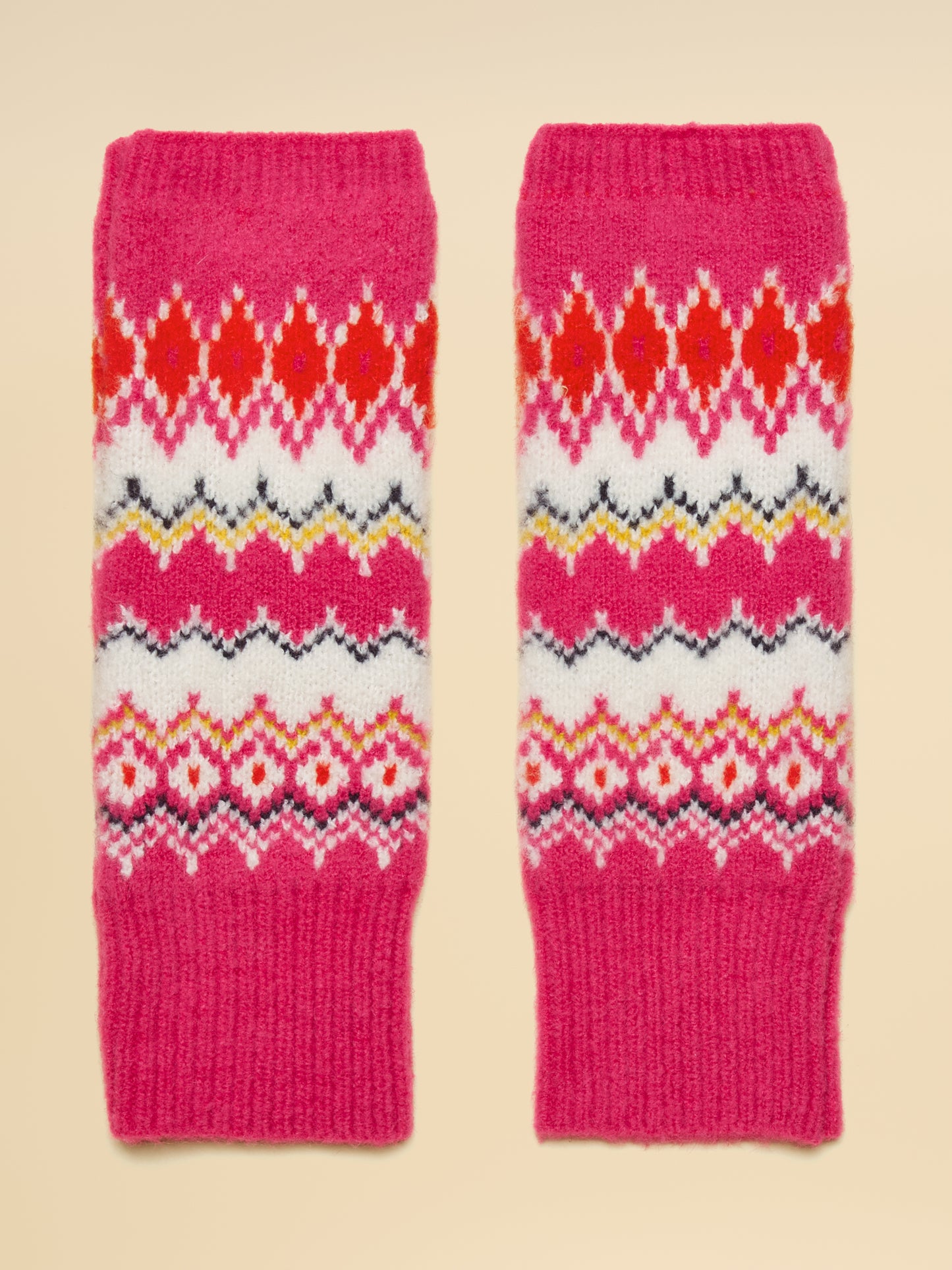 Joules Kara Fingerless Fair Isle Glove