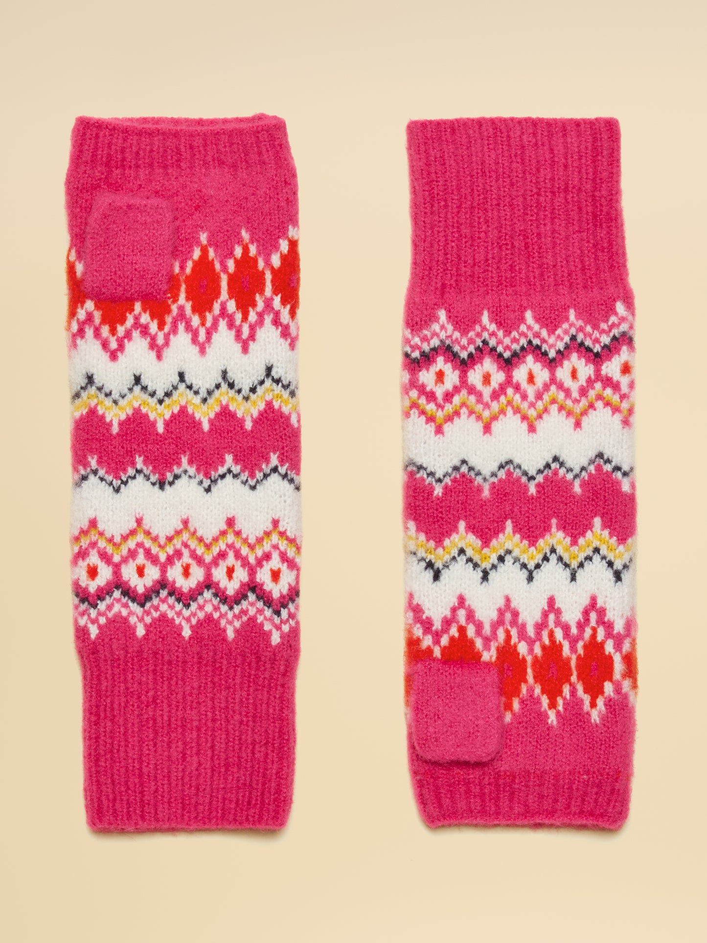 Joules Kara Fingerless Fair Isle Glove