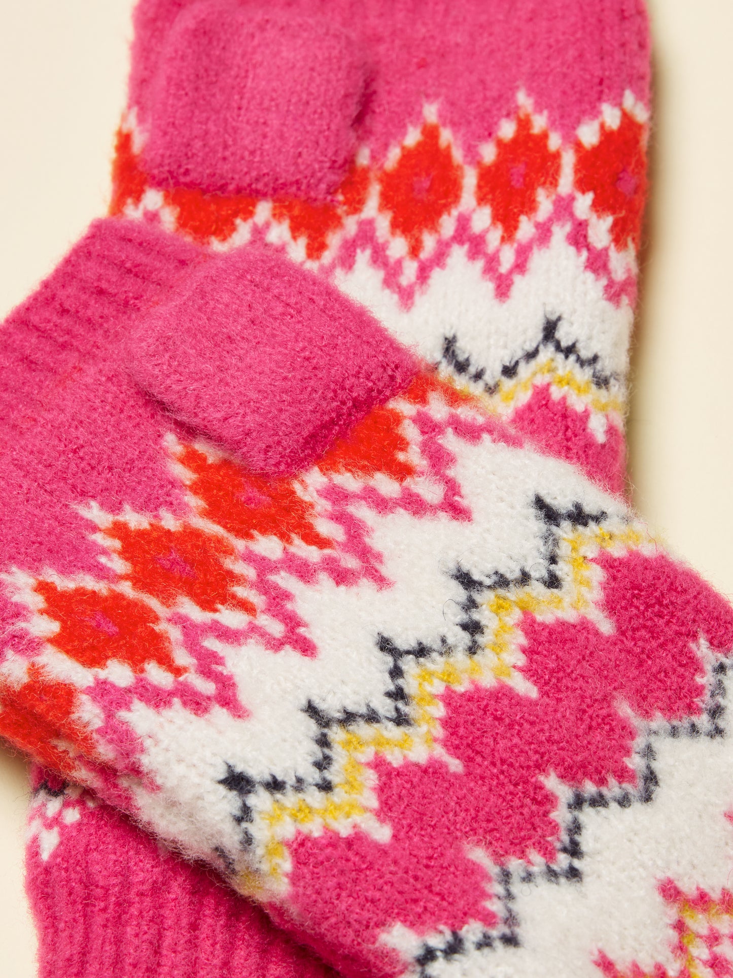 Joules Kara Fingerless Fair Isle Glove