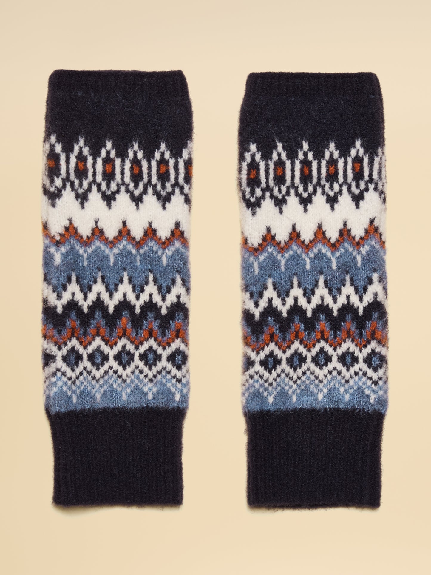 Joules Kara Fingerless Fair Isle Glove