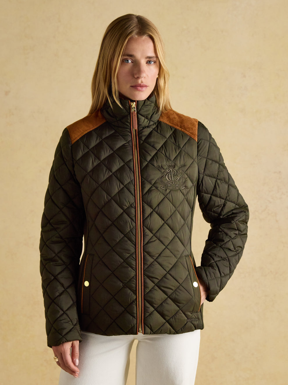 Joules Braemar Luxe Showerproof Diamond Quilted Coat – Sam Turner & Sons