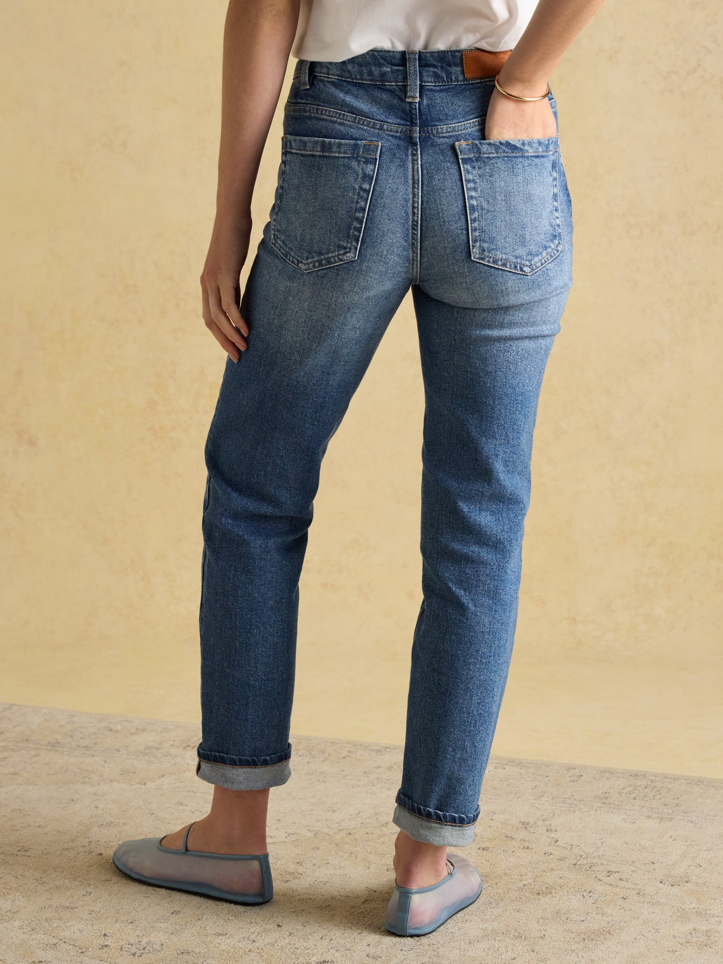 Joules Straight Fit Mid Rise Jeans