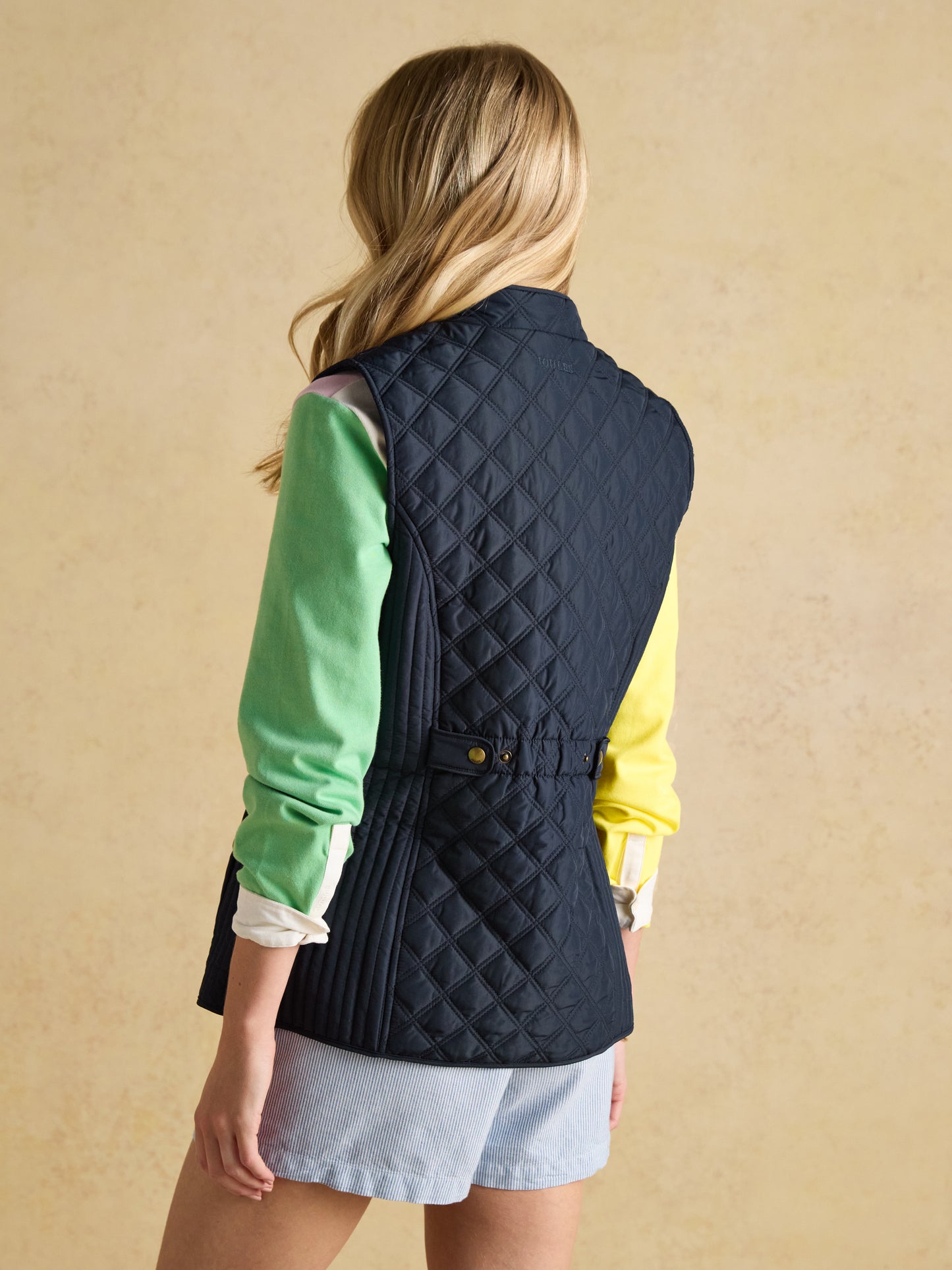 Joules Minx Showerproof Diamond Quilted Gilet