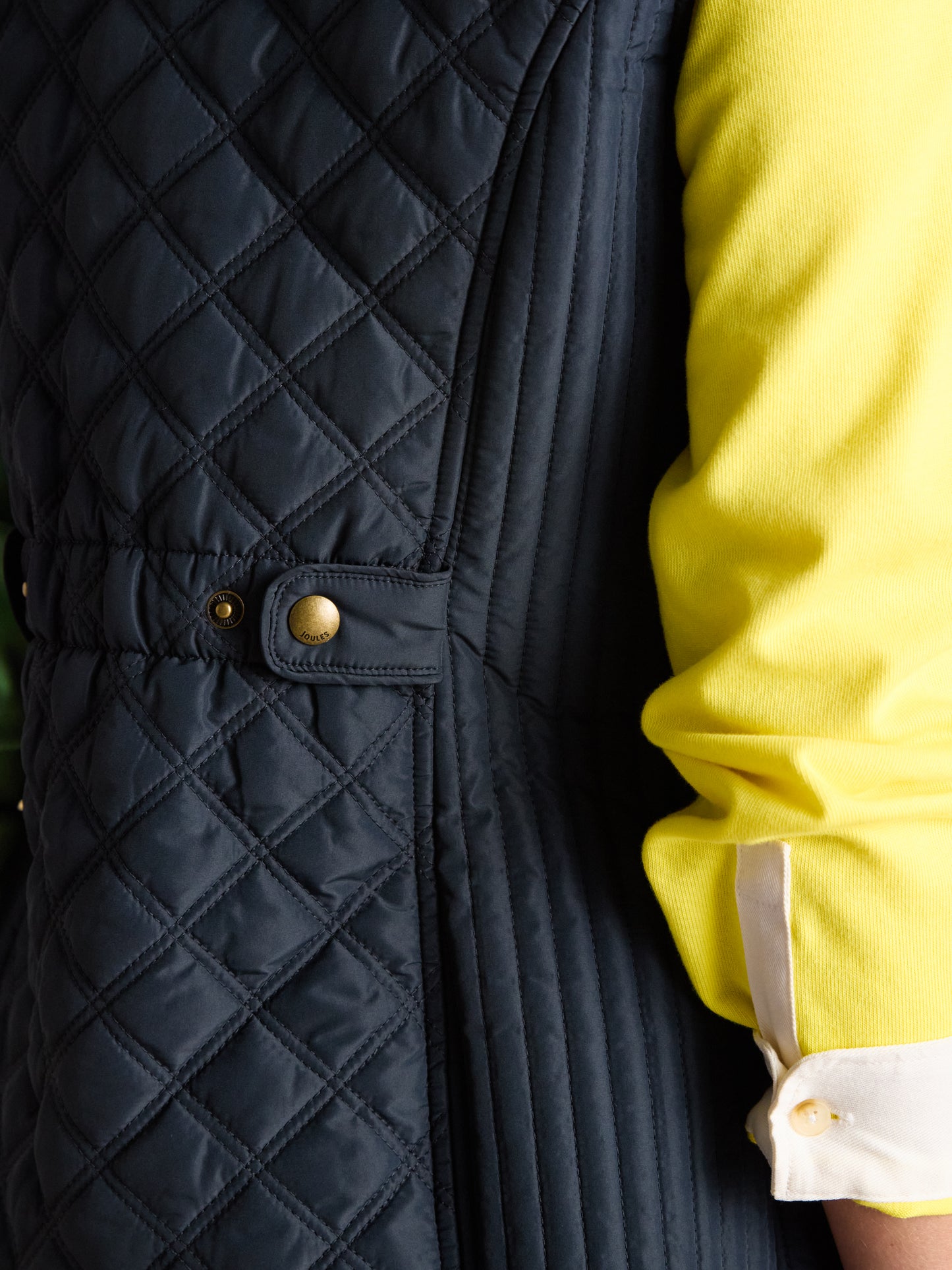 Joules Minx Showerproof Diamond Quilted Gilet