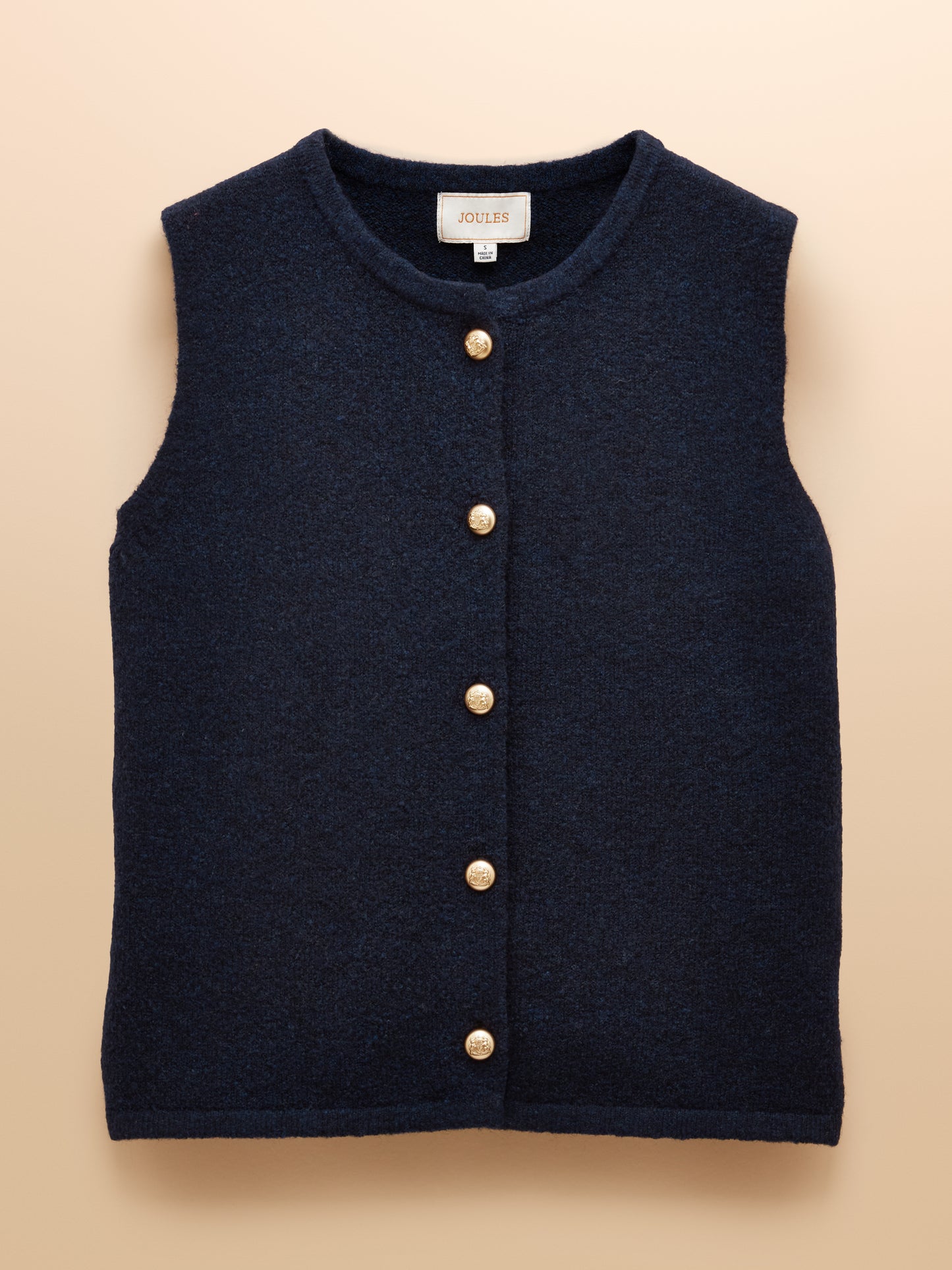 Joules Holly Button Through Knitted Vest