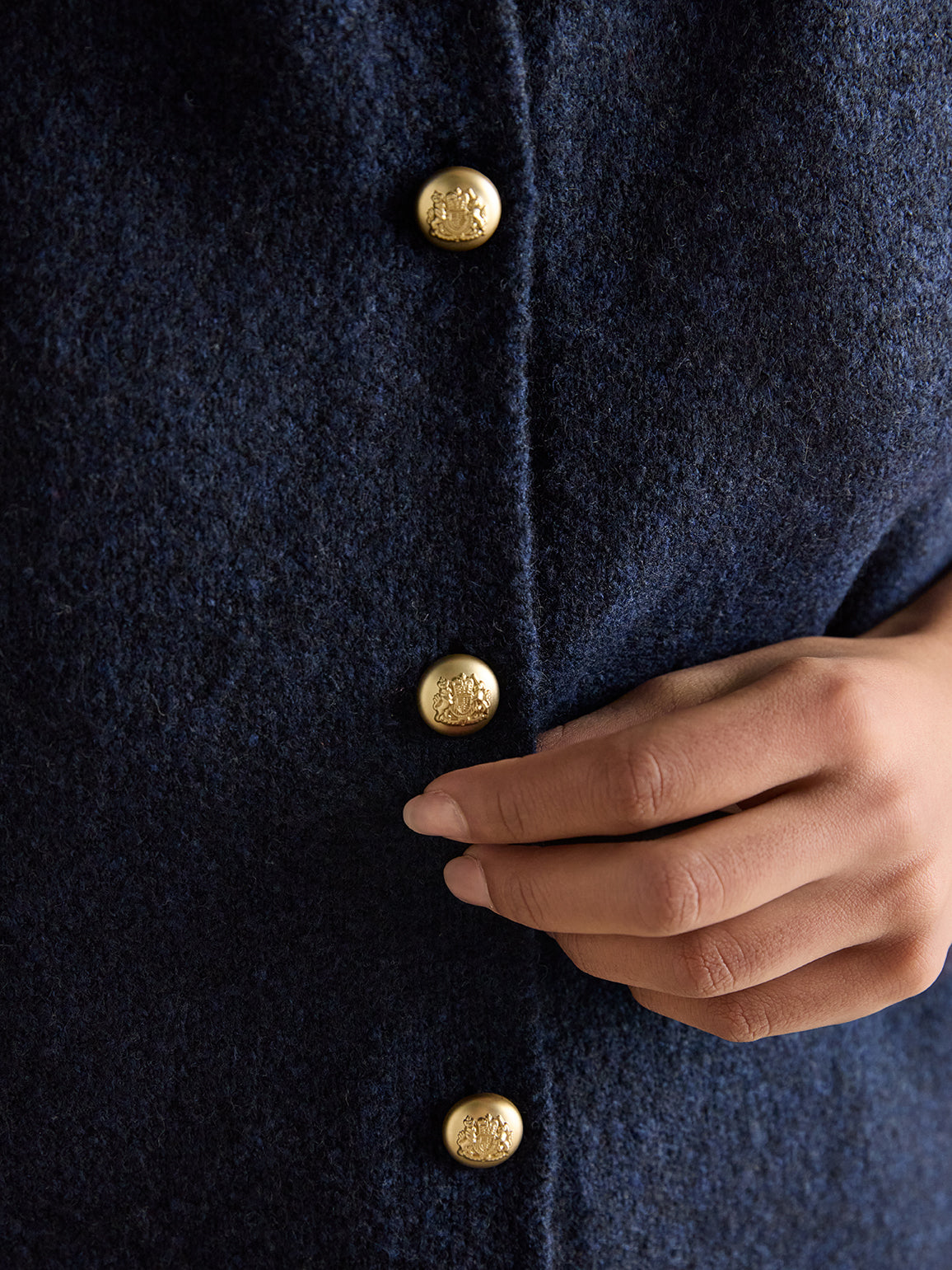 Joules Holly Button Through Knitted Vest