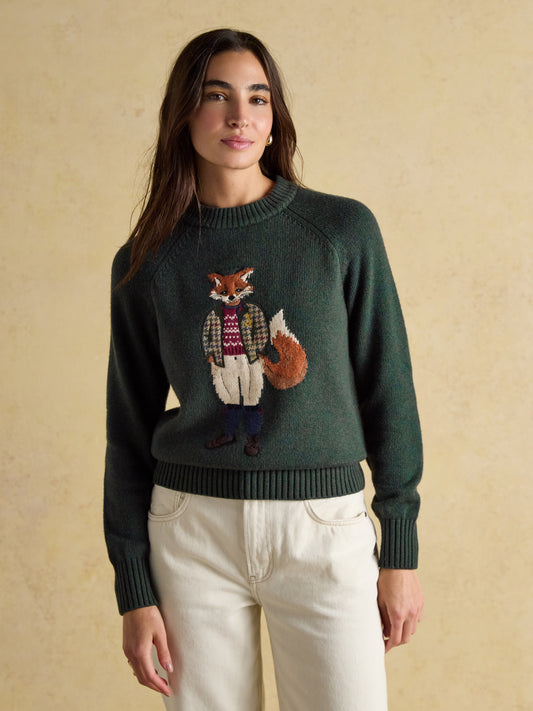 Joules Jonty Crew Neck Intarsia Jumper