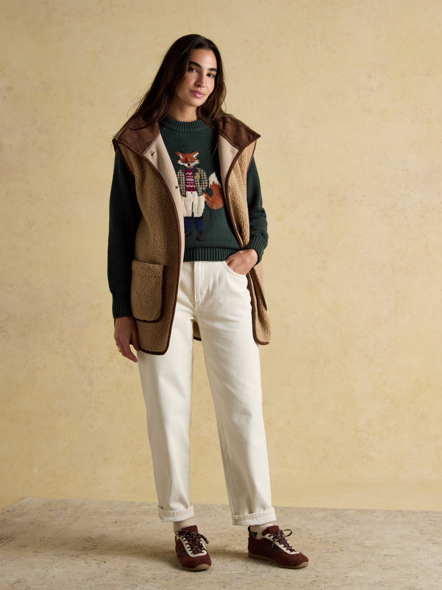 Joules Jonty Crew Neck Intarsia Jumper