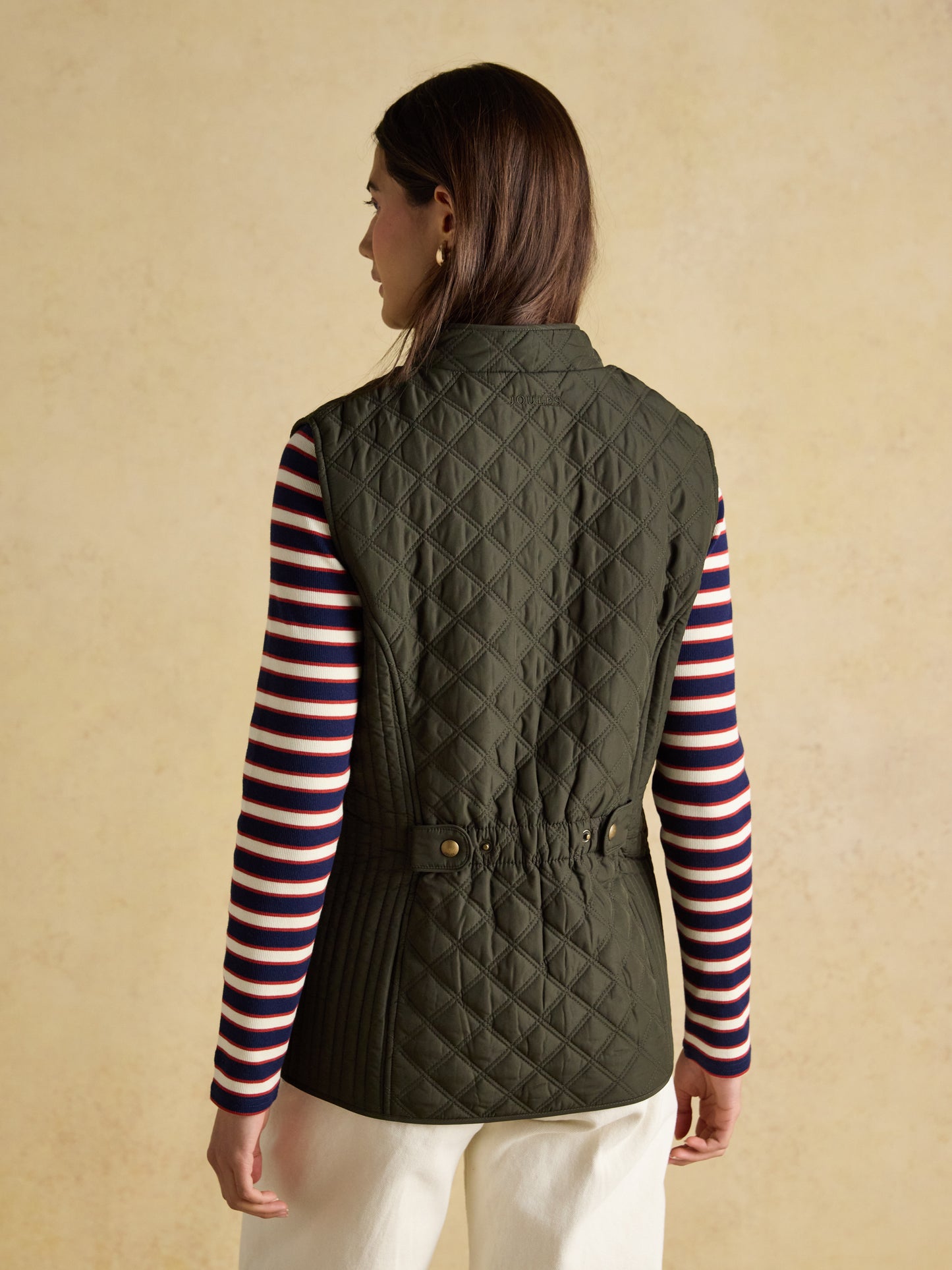 Joules Minx Showerproof Diamond Quilted Gilet