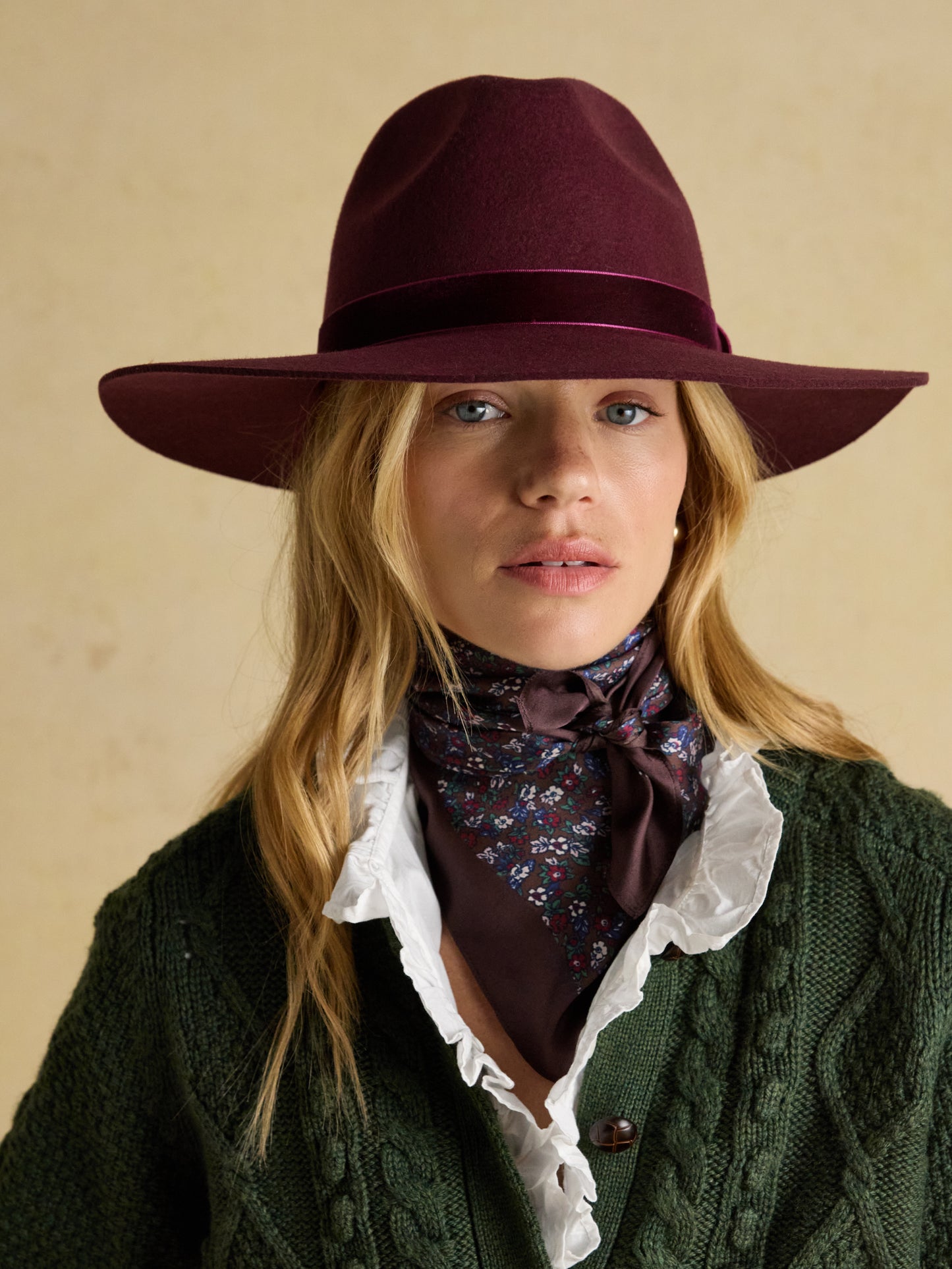 Joules Grove Wool Fedora Hat