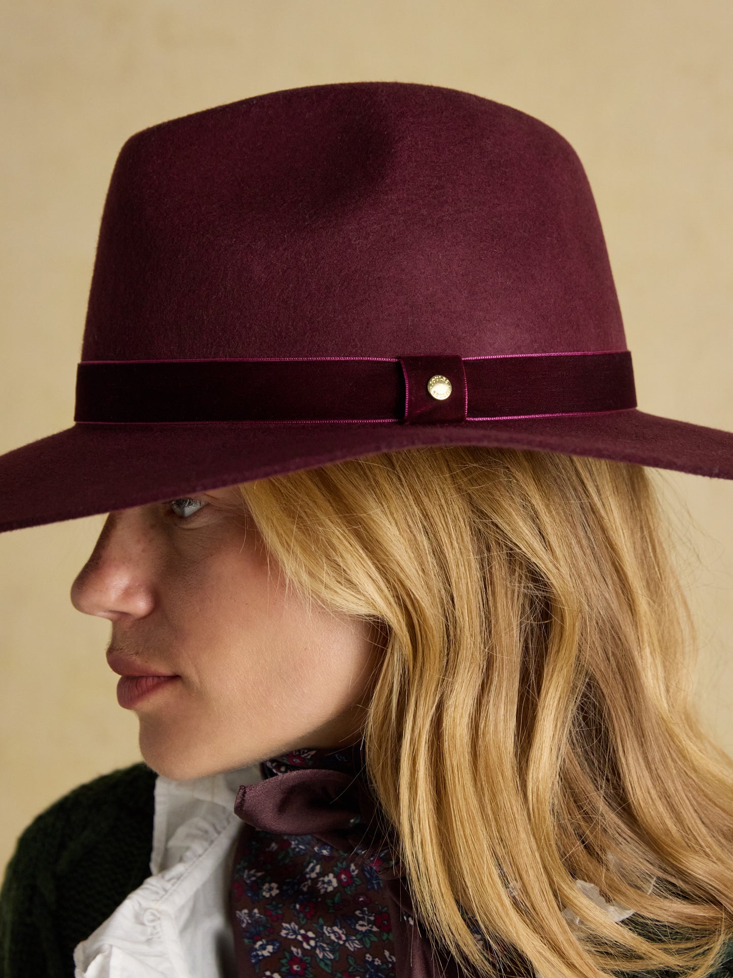 Joules Grove Wool Fedora Hat