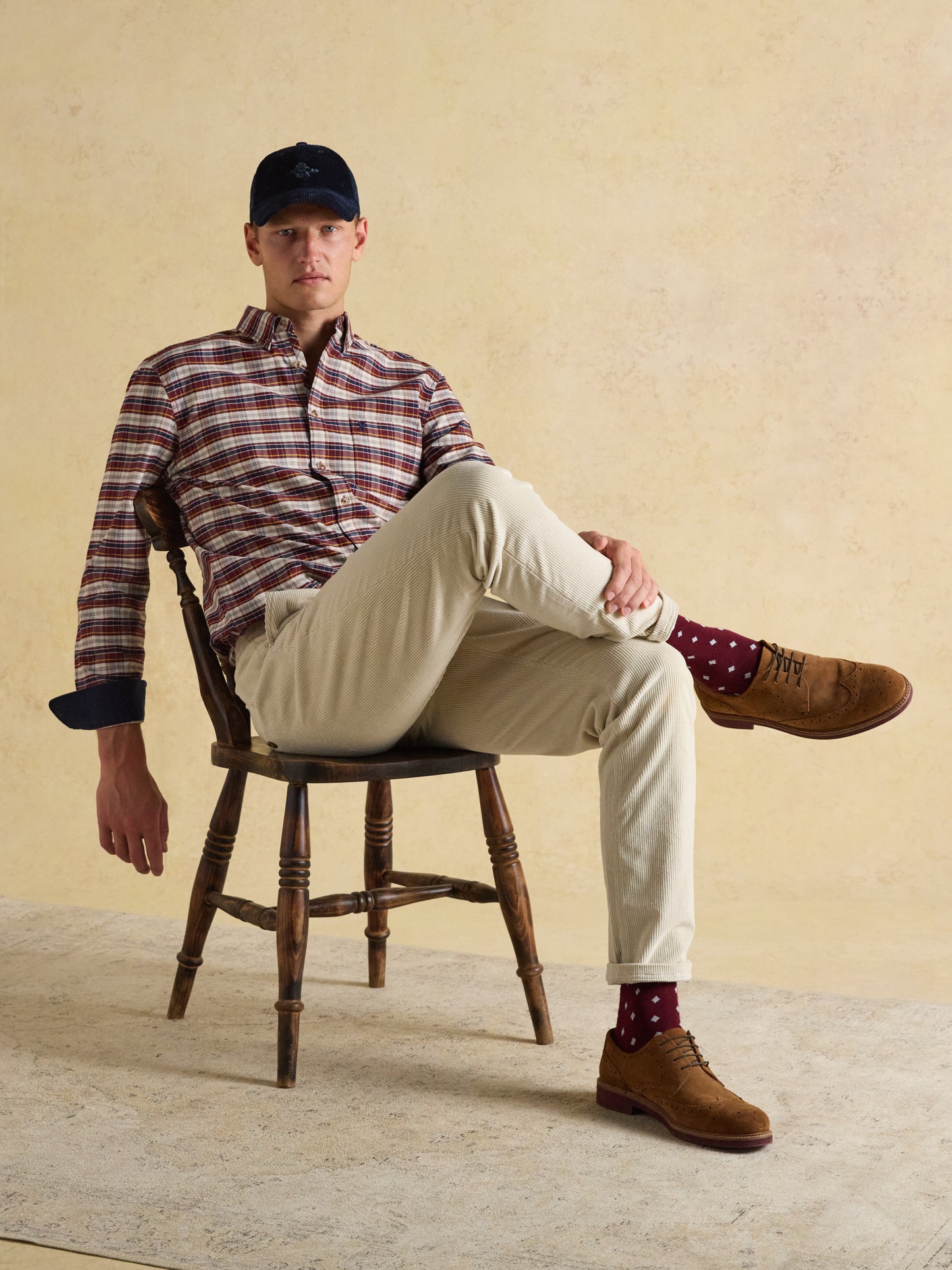 Joules Chadwick Corduroy Baseball Cap