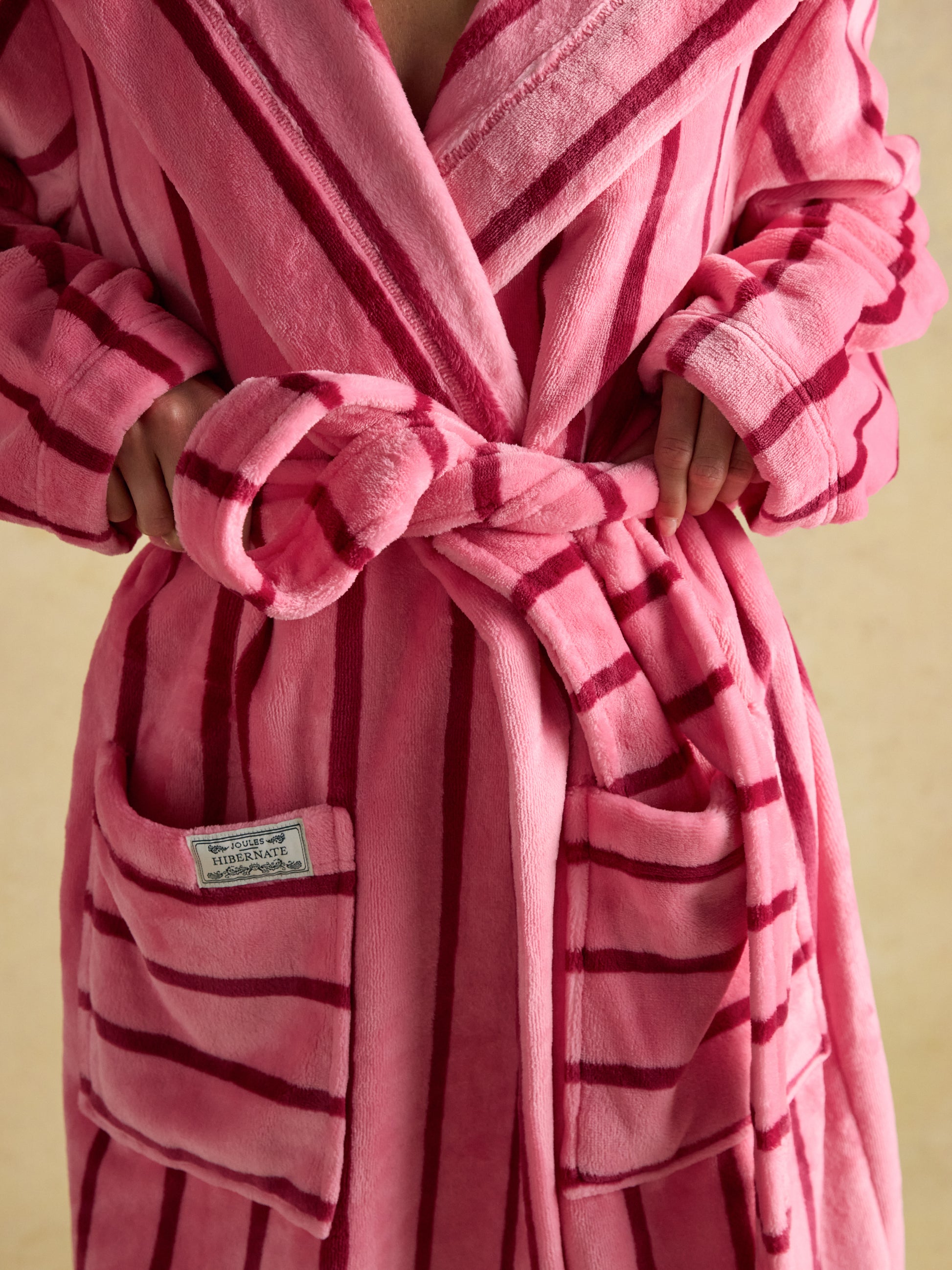Joules Luna Fleece Dressing Gown with Hood – Sam Turner & Sons