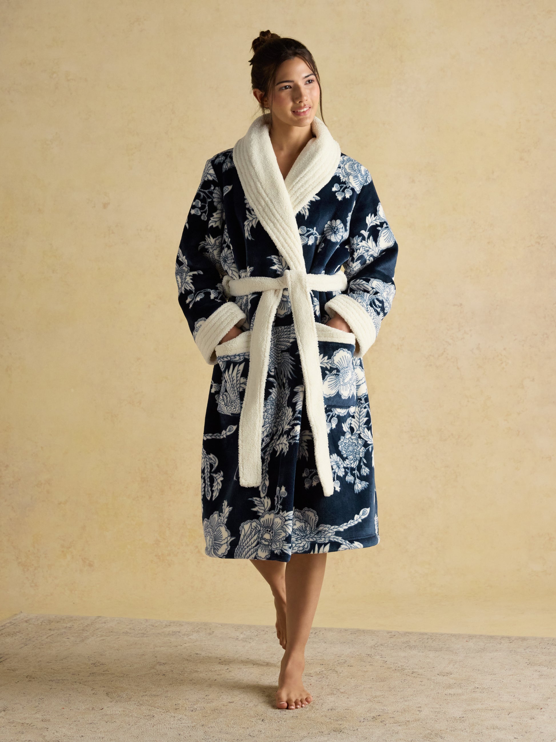 polyester dressing gown ladies Women's Nightwear - Robes & Dressing Gowns, Polyester
