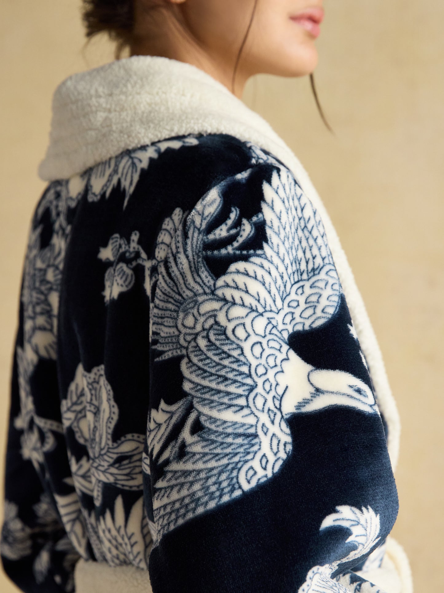 Joules Matilda Fleece Lined Dressing Gown