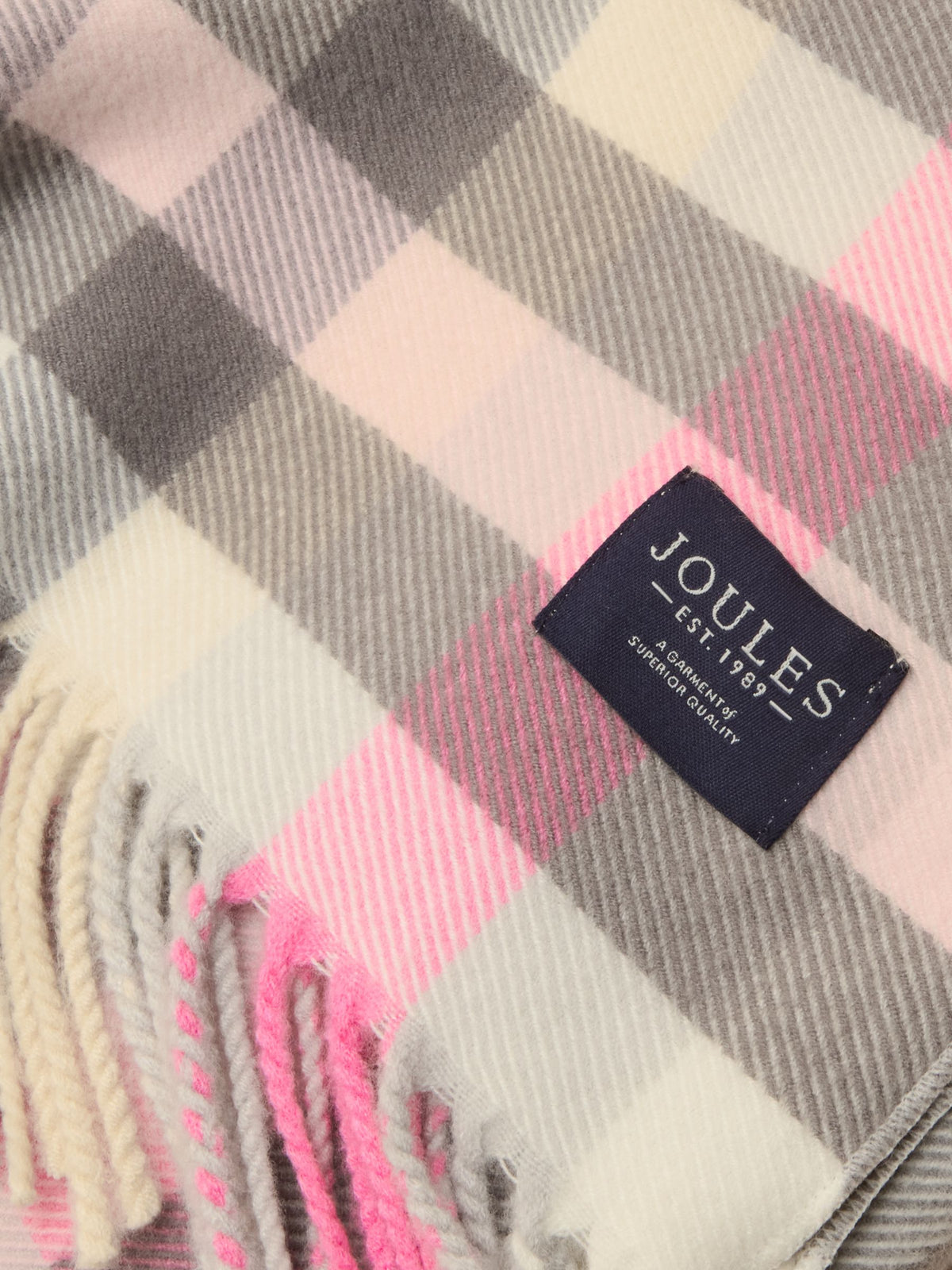 Joules Langtree Check Scarf