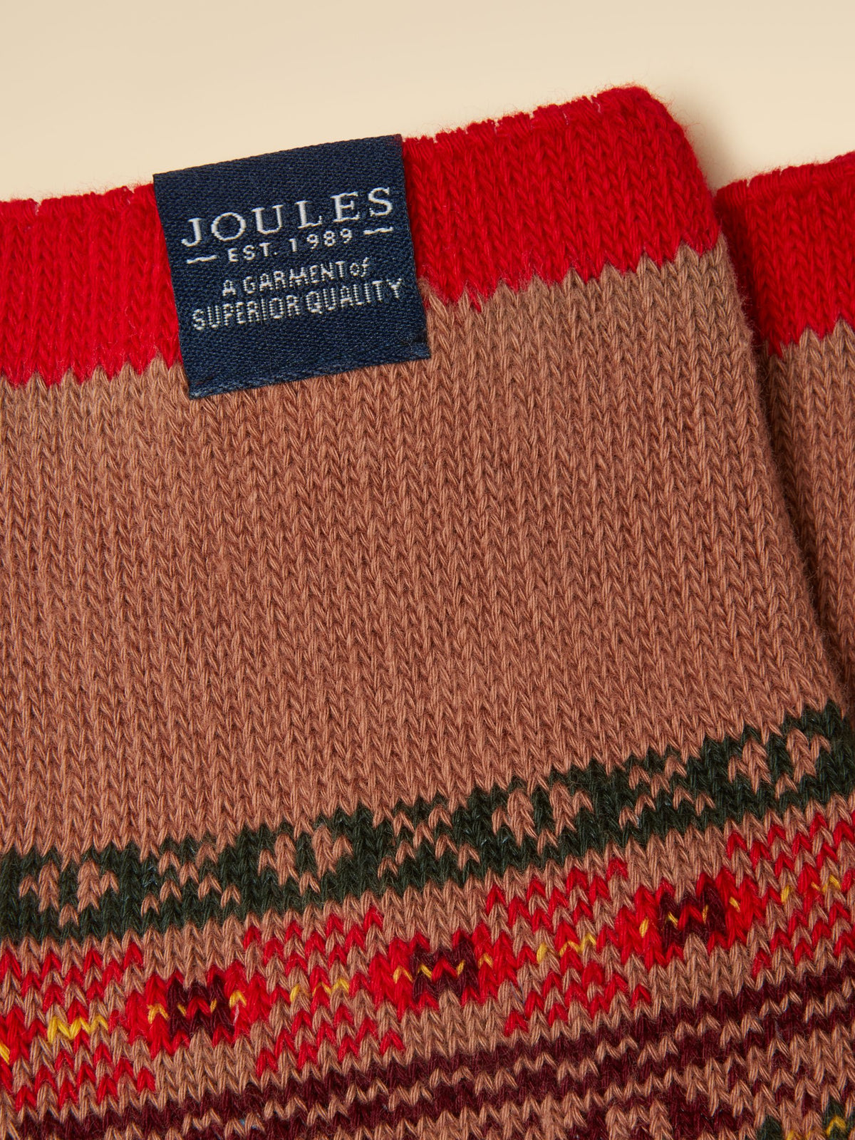 Joules Men's Alby Fair Isle Socks