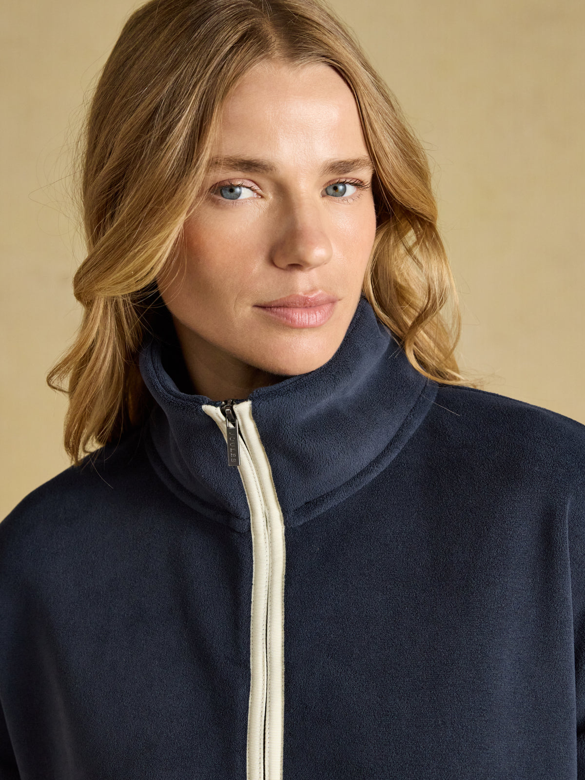 Joules Women's Quarter Zip Funnel Neck Fleece