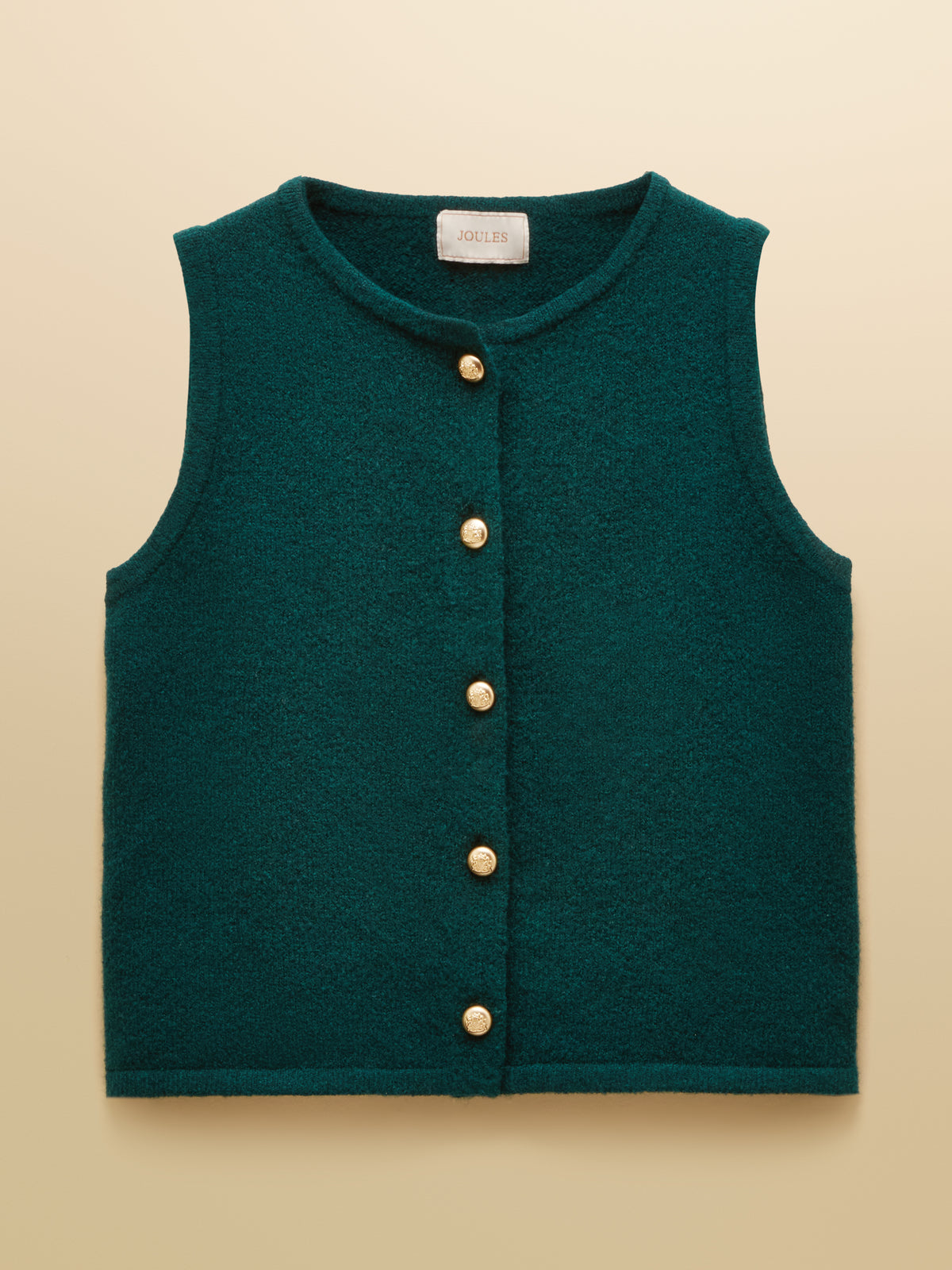 Joules Holly Button Through Knitted Vest