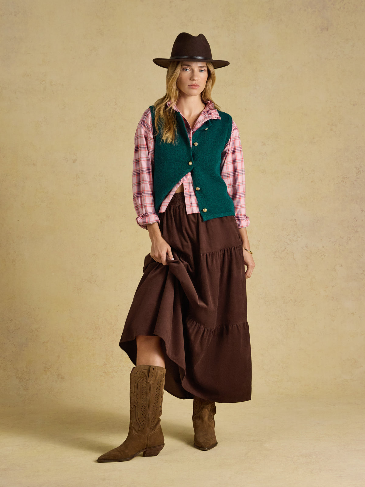 Joules Holly Button Through Knitted Vest