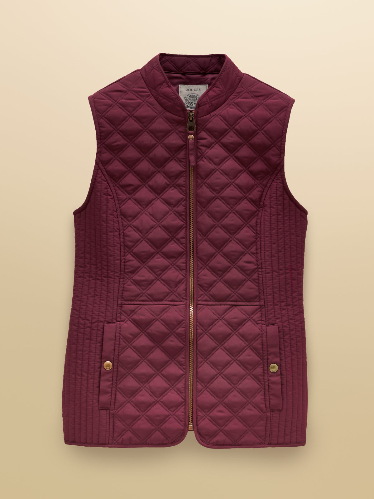Joules Minx Showerproof Diamond Quilted Gilet