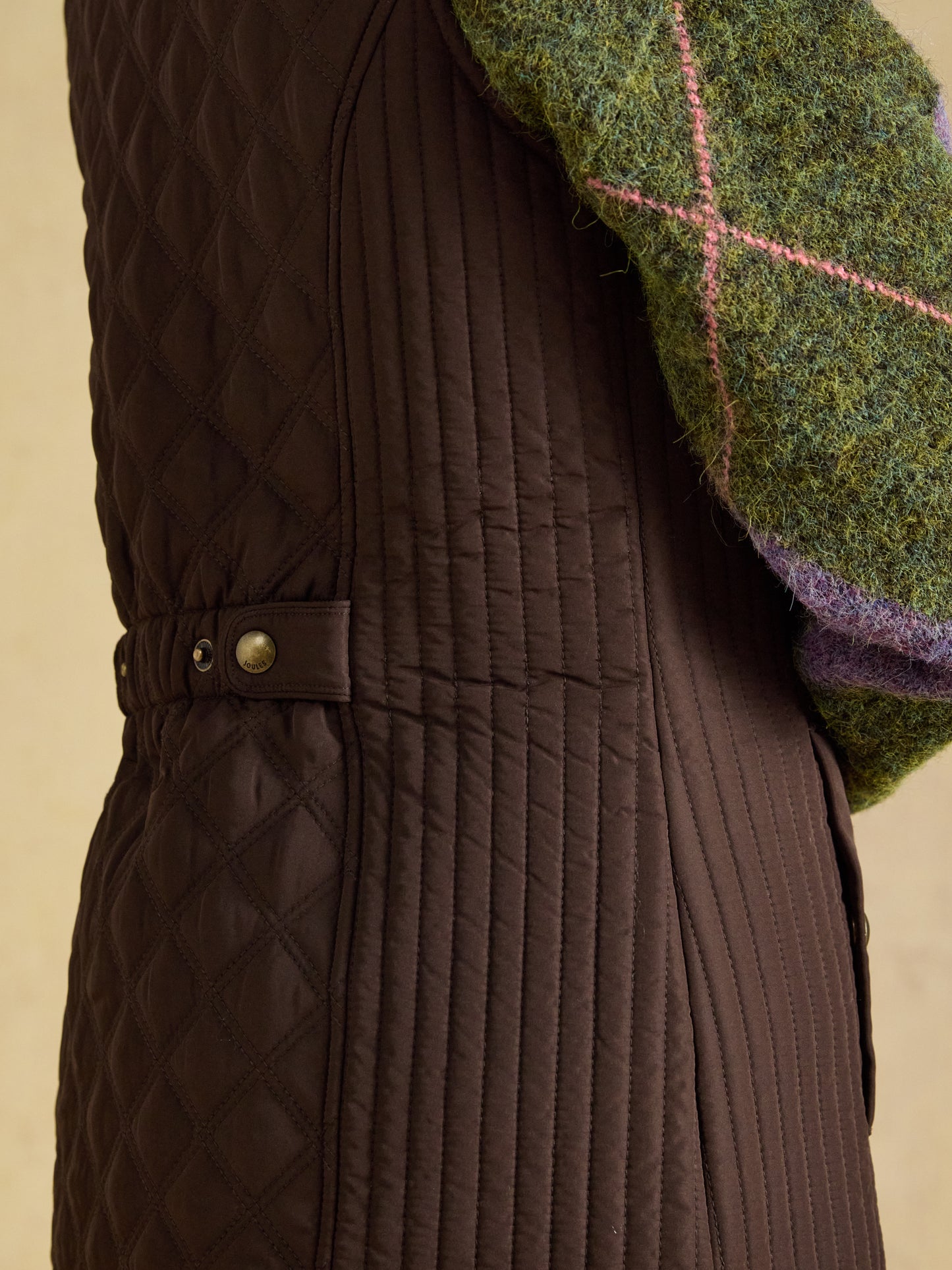 Joules Minx Showerproof Diamond Quilted Gilet