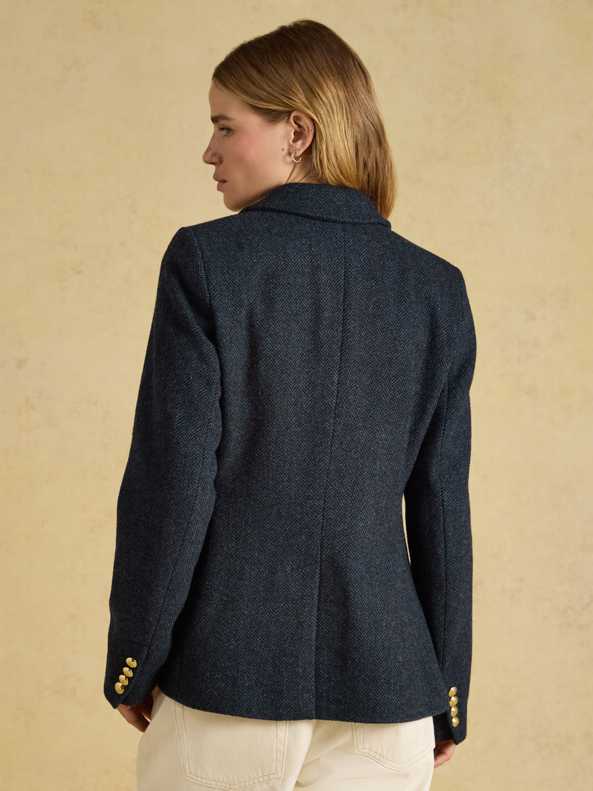 Joules Canterley Herringbone Tweed Blazer
