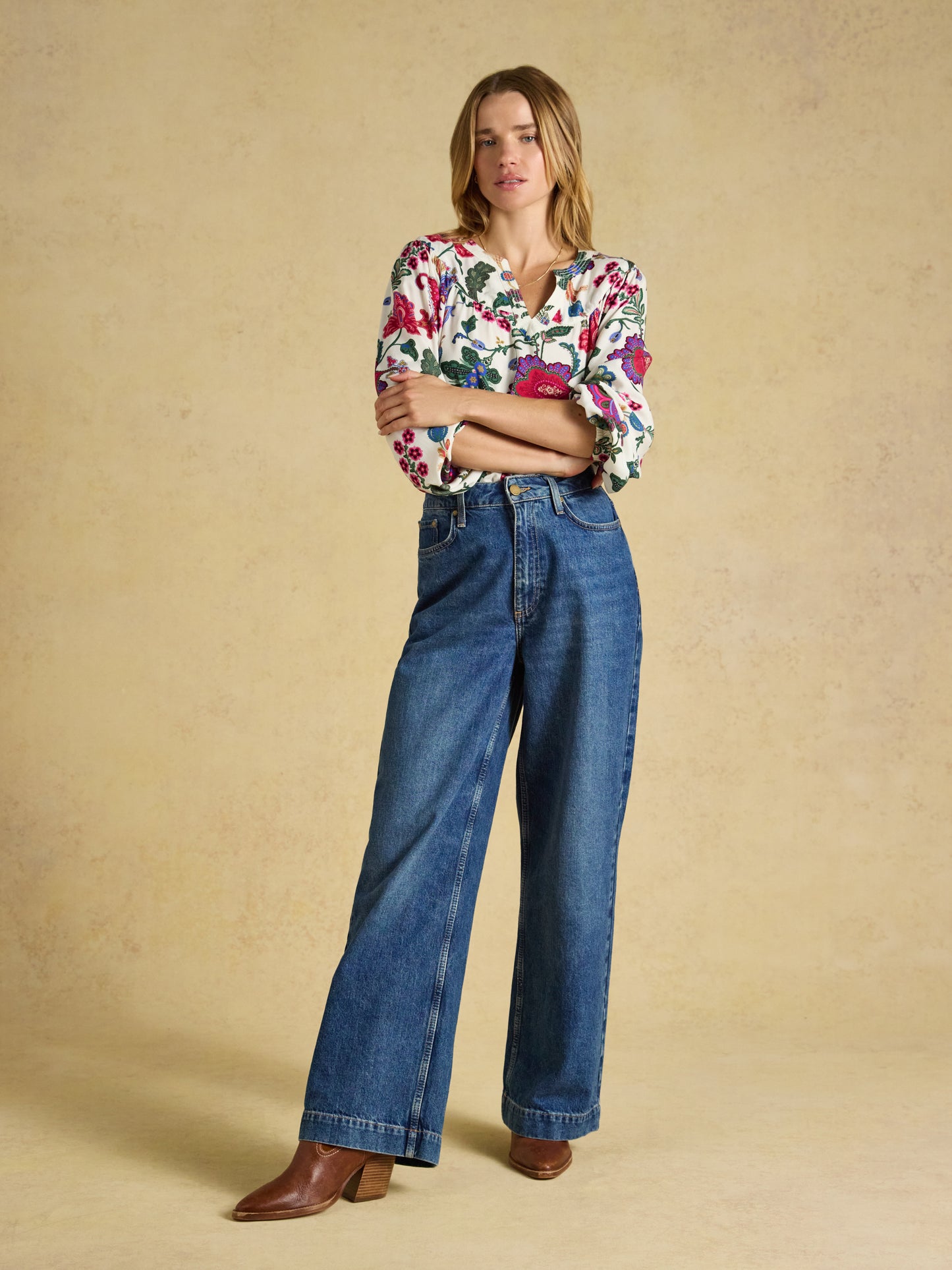 Joules Elodie Popover Blouse