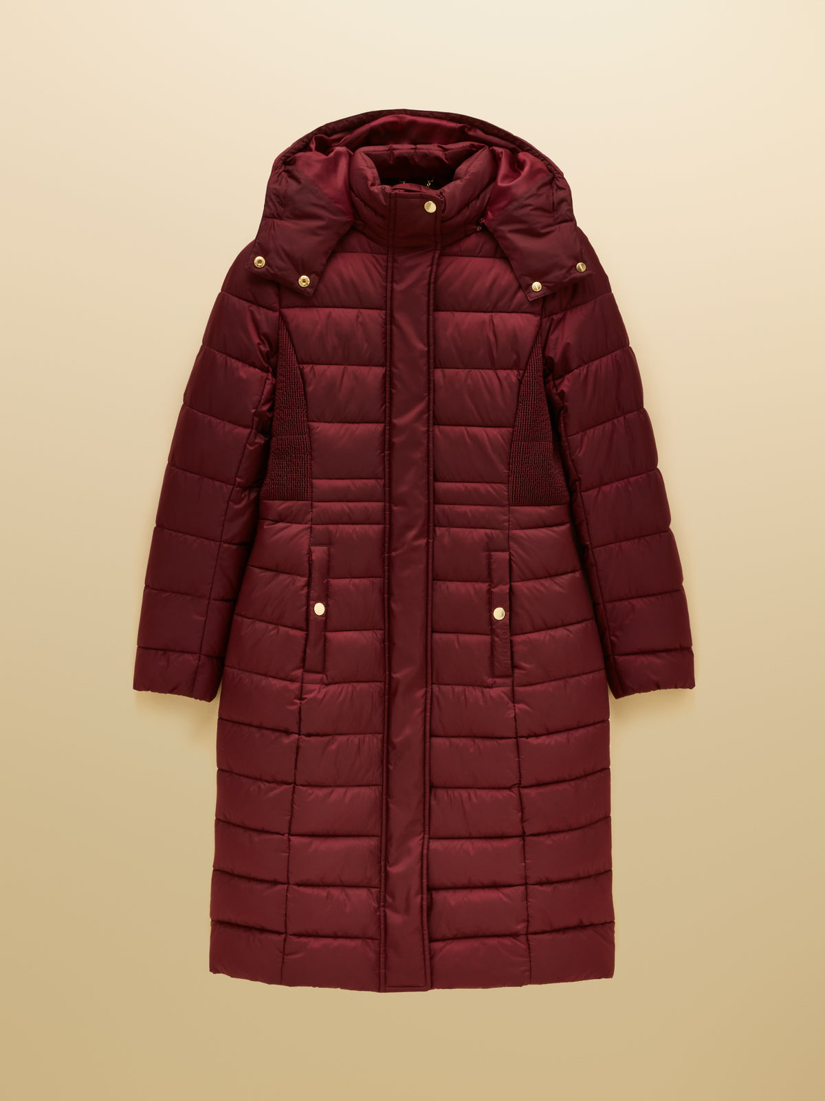 Joules Windborough Showerproof Longline Padded Coat with Hood