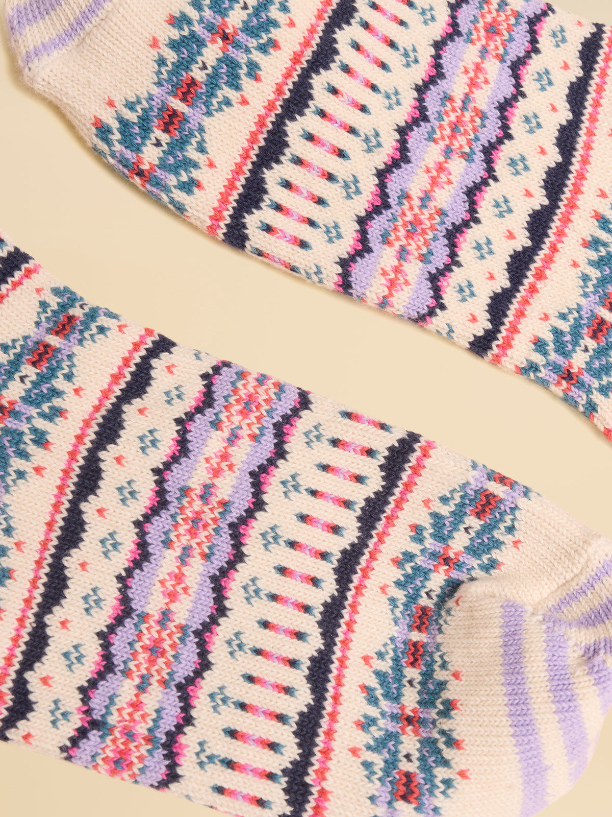 Joules Lucille Women's Fair Isle Cotton Socks