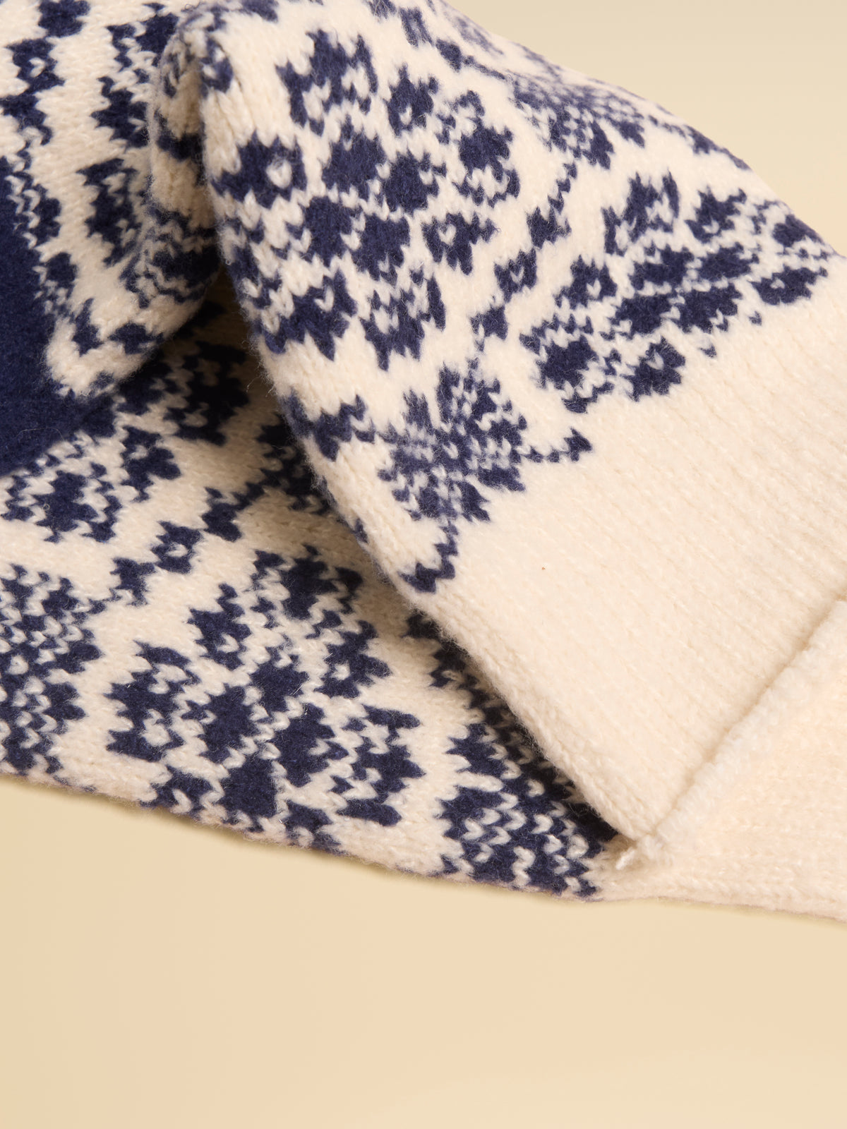 Joules Womens Cosy Intarsia Fleece Boot Socks