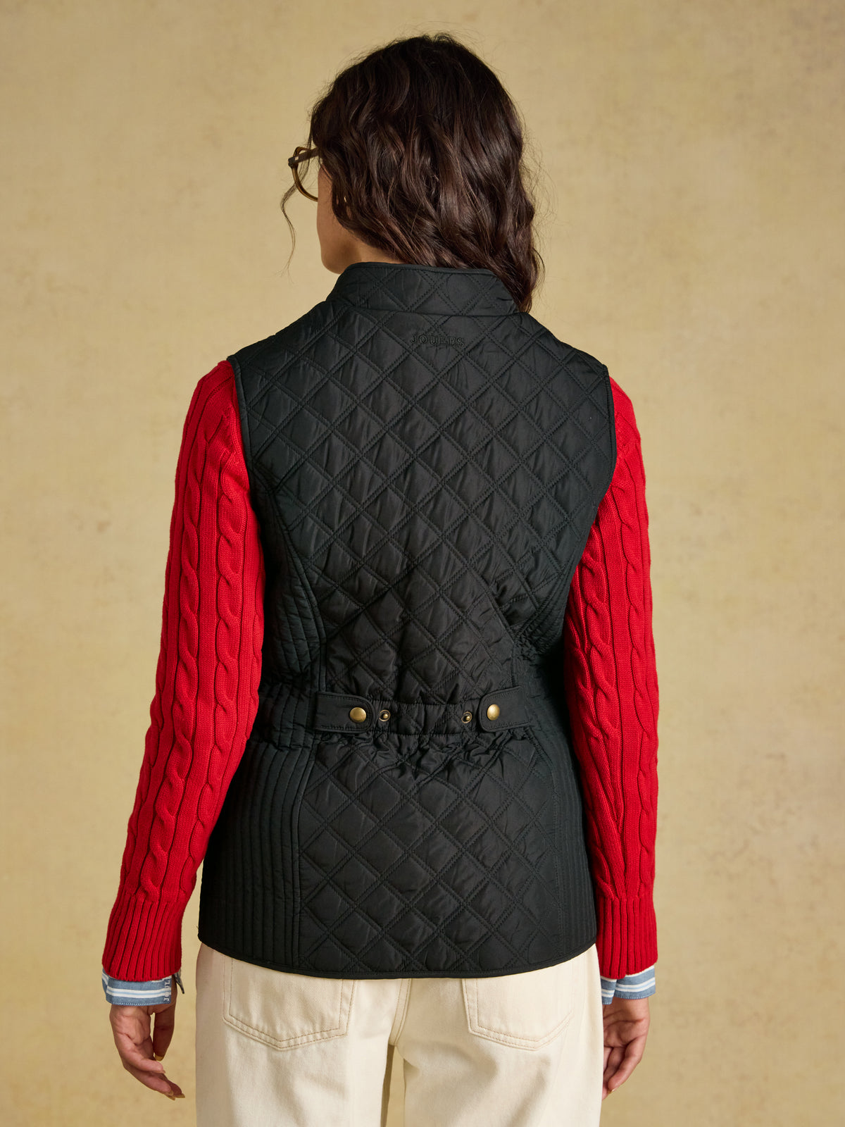 Joules Minx Showerproof Diamond Quilted Gilet