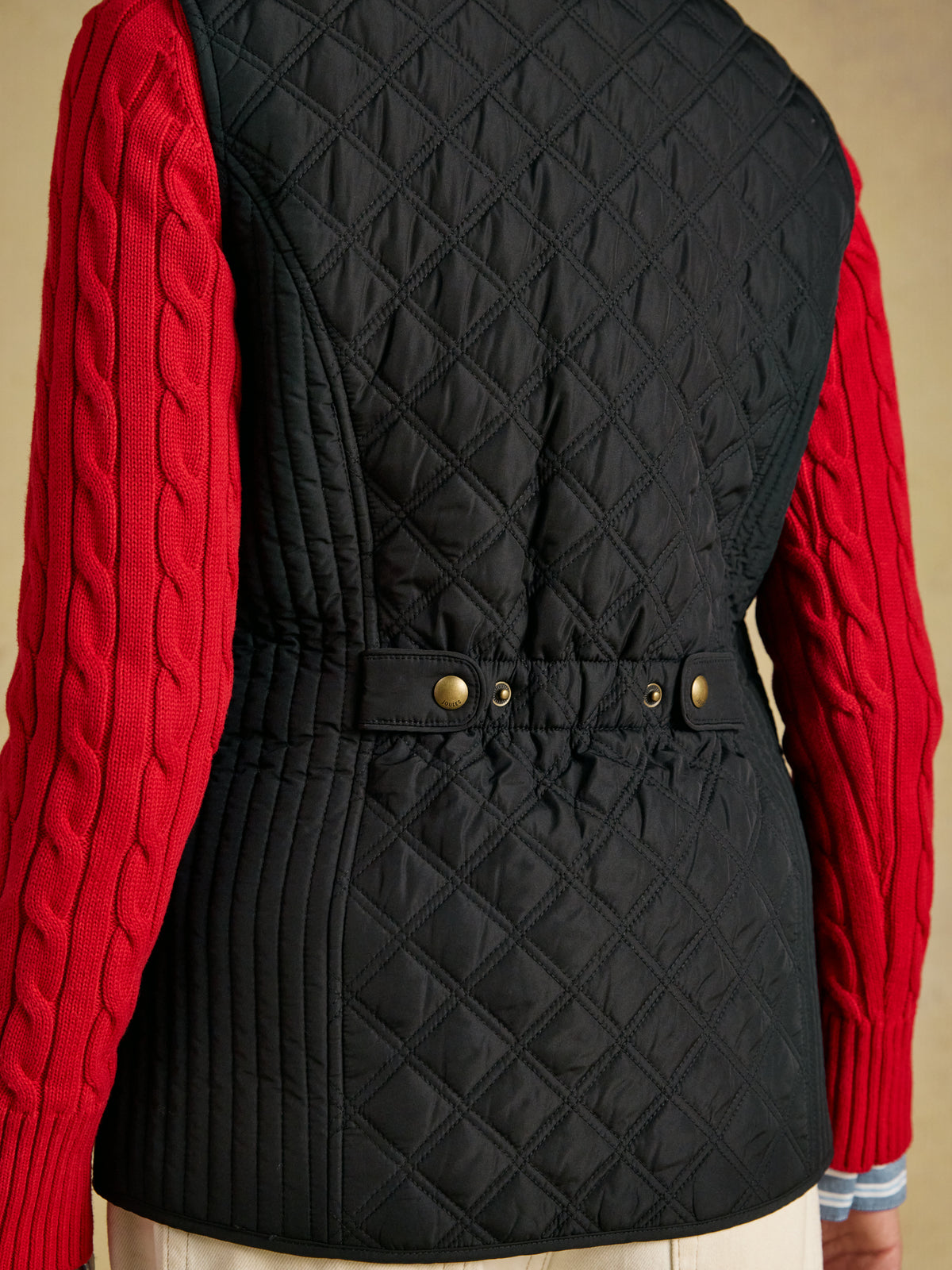 Joules Minx Showerproof Diamond Quilted Gilet
