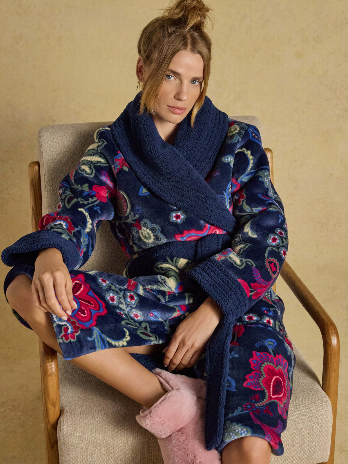 Joules Fleece Dressing Gown