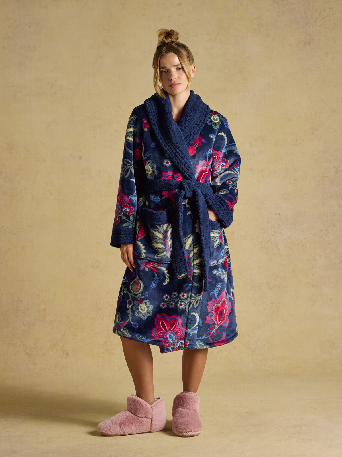 Joules Fleece Dressing Gown
