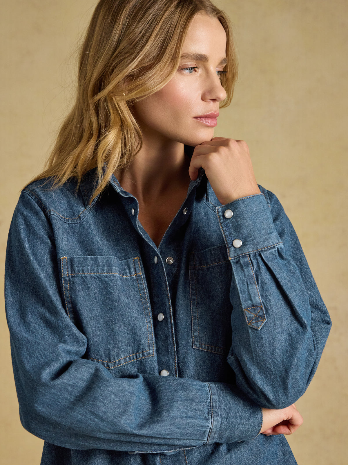 Joules Relaxed Fit Denim Shirt