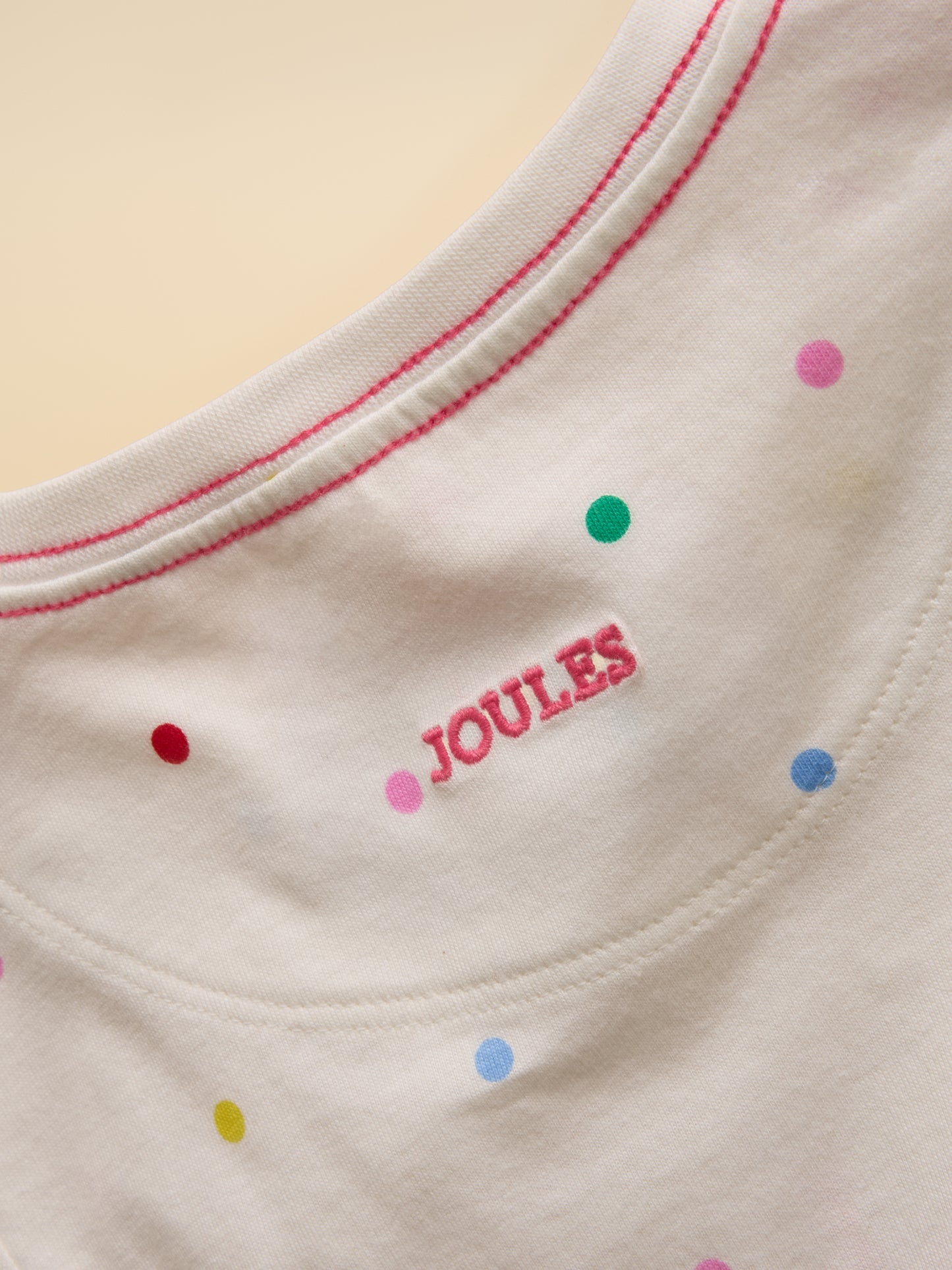 Joules Astra Applique Cotton T-Shirt